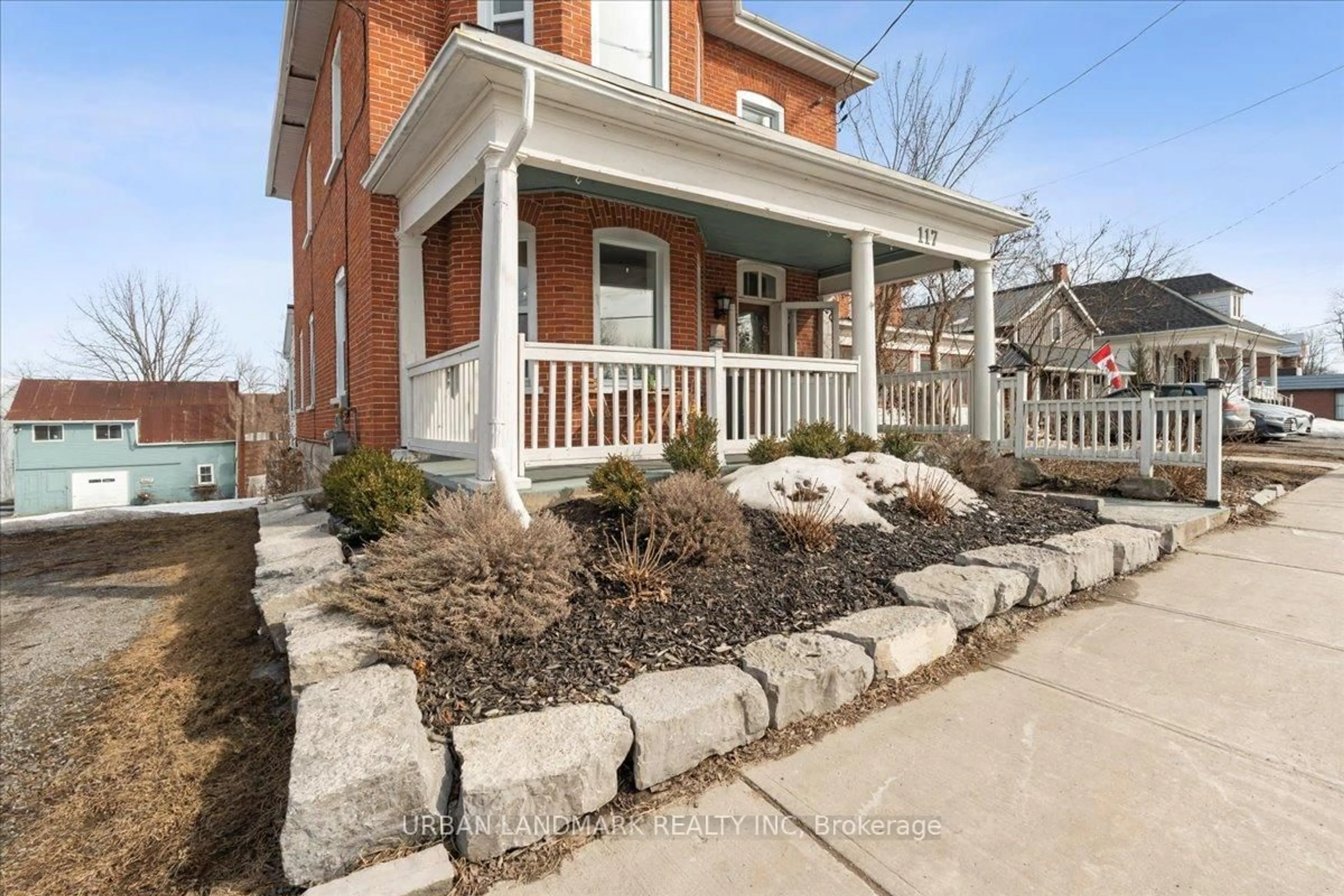 Home with brick exterior material, street for 117 Durham St, Madoc Ontario K0K 2K0