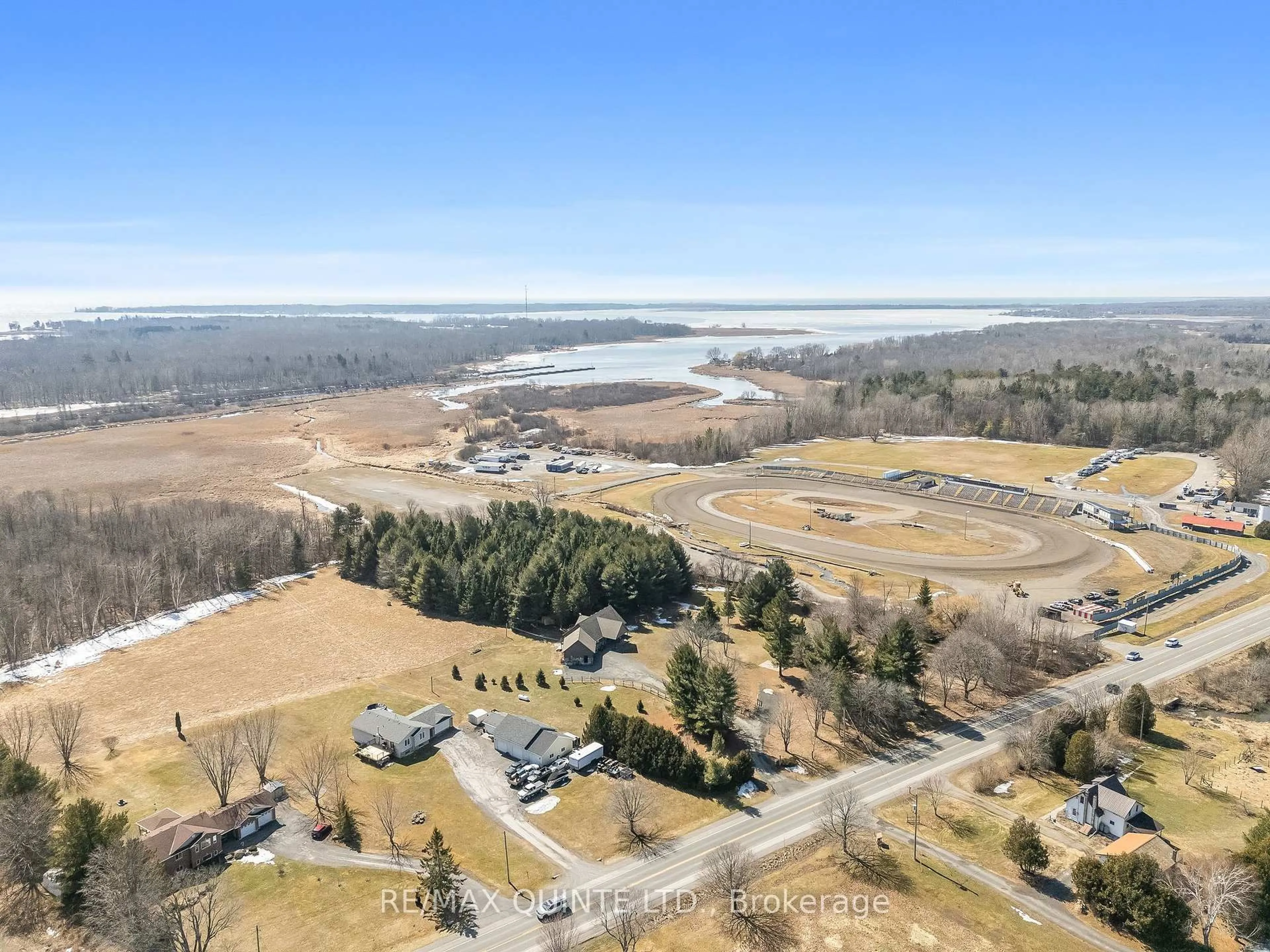 A pic from outside/outdoor area/front of a property/back of a property/a pic from drone, water/lake/river/ocean view for 839 County 64 Rd, Brighton Ontario K0K 1H0