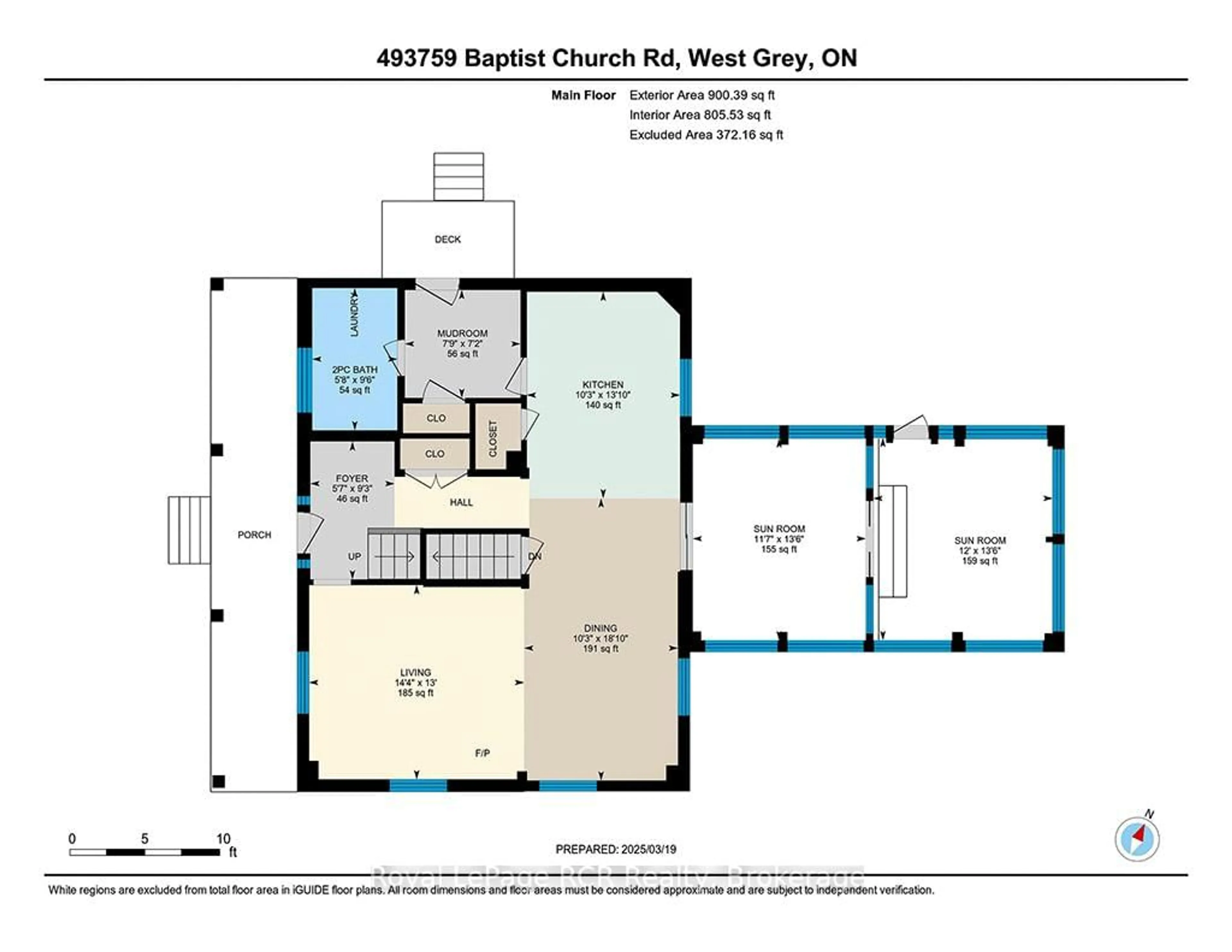 Floor plan for 493759 Baptist Church Rd, West Grey Ontario N0C 1K0