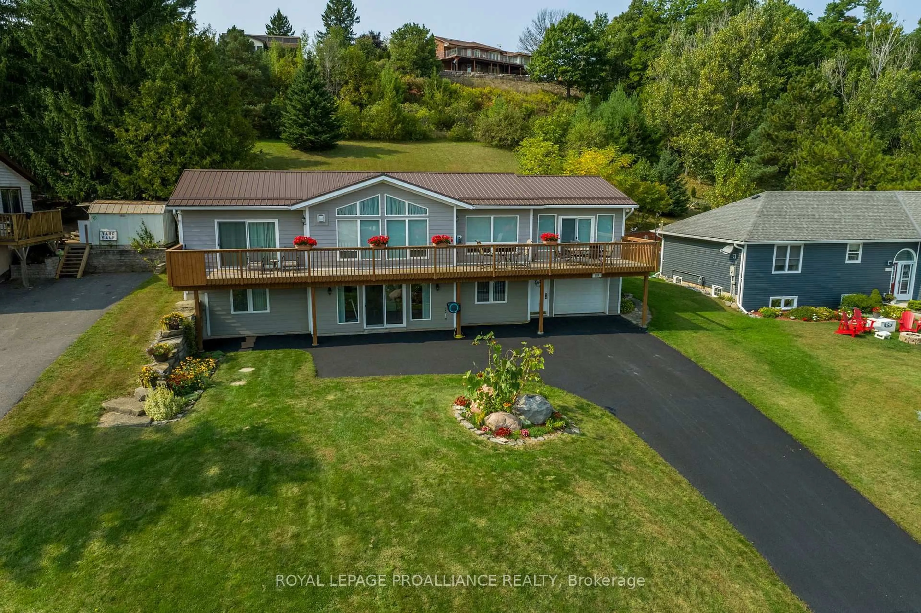 A pic from outside/outdoor area/front of a property/back of a property/a pic from drone, water/lake/river/ocean view for 149 Park Lane #Box 703, Asphodel-Norwood Ontario K0L 1Y0