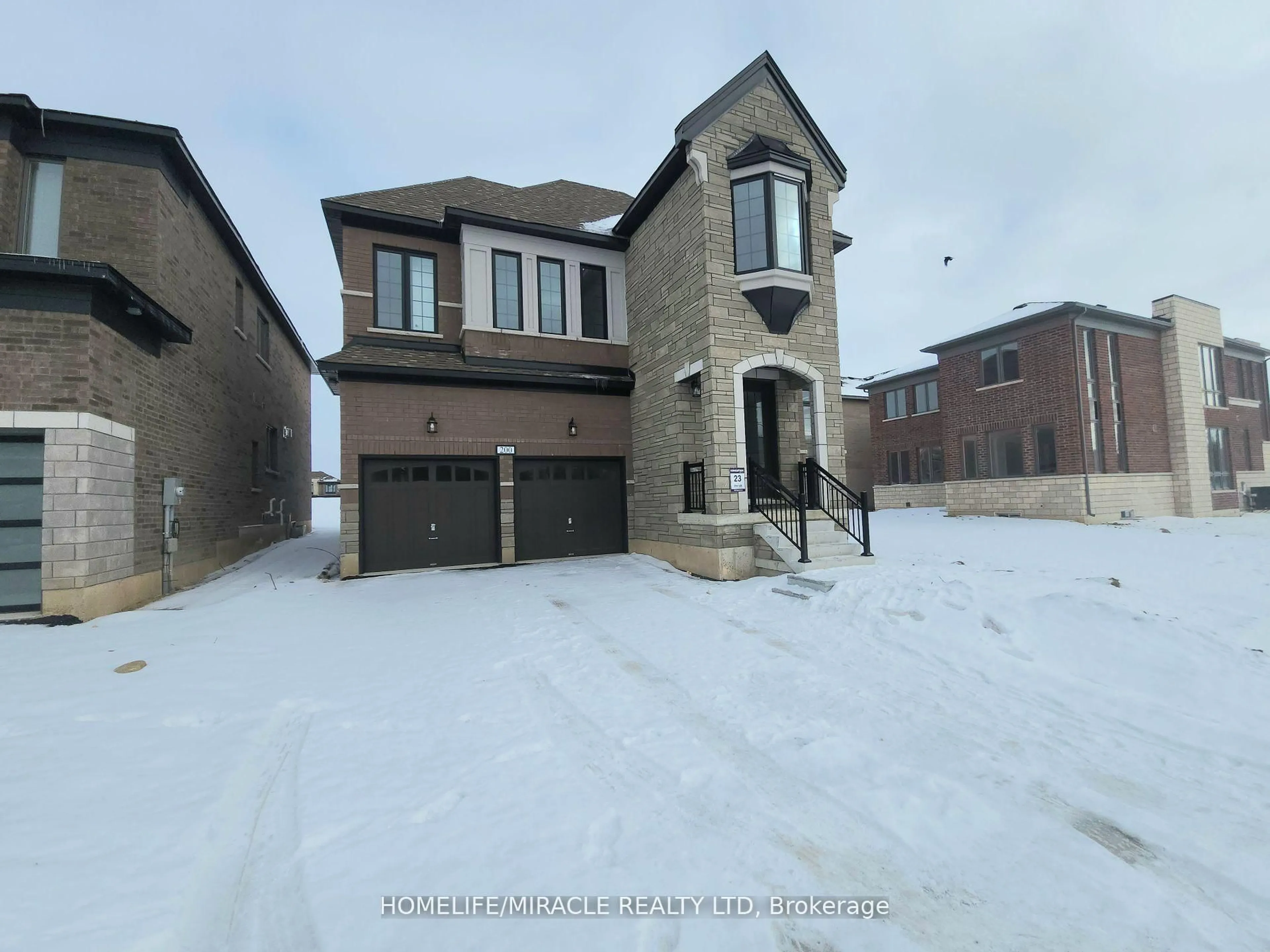 Home with brick exterior material, street for 200 Harwood Ave, Woodstock Ontario N4T 0P8