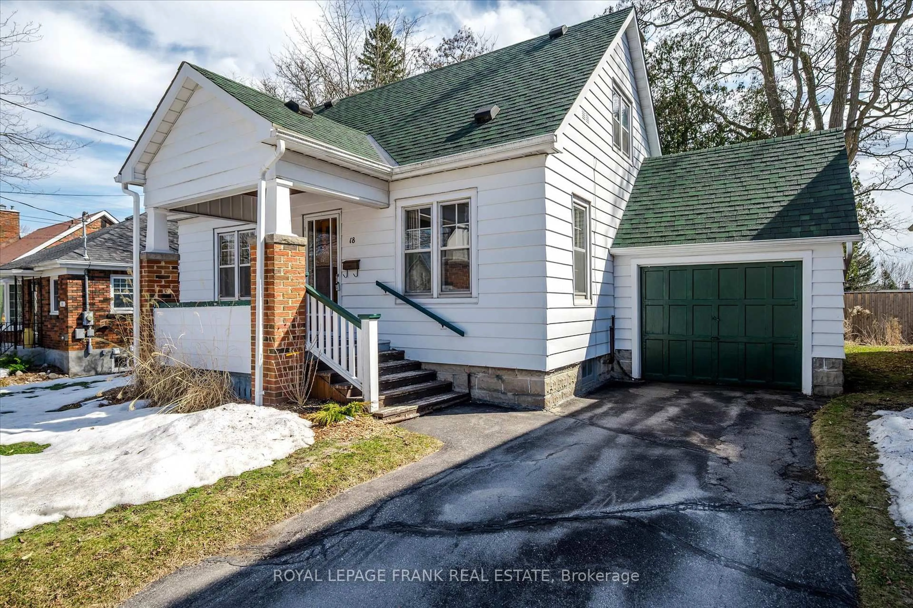 Home with vinyl exterior material, street for 18 Conger St, Peterborough Ontario K9H 4Y6