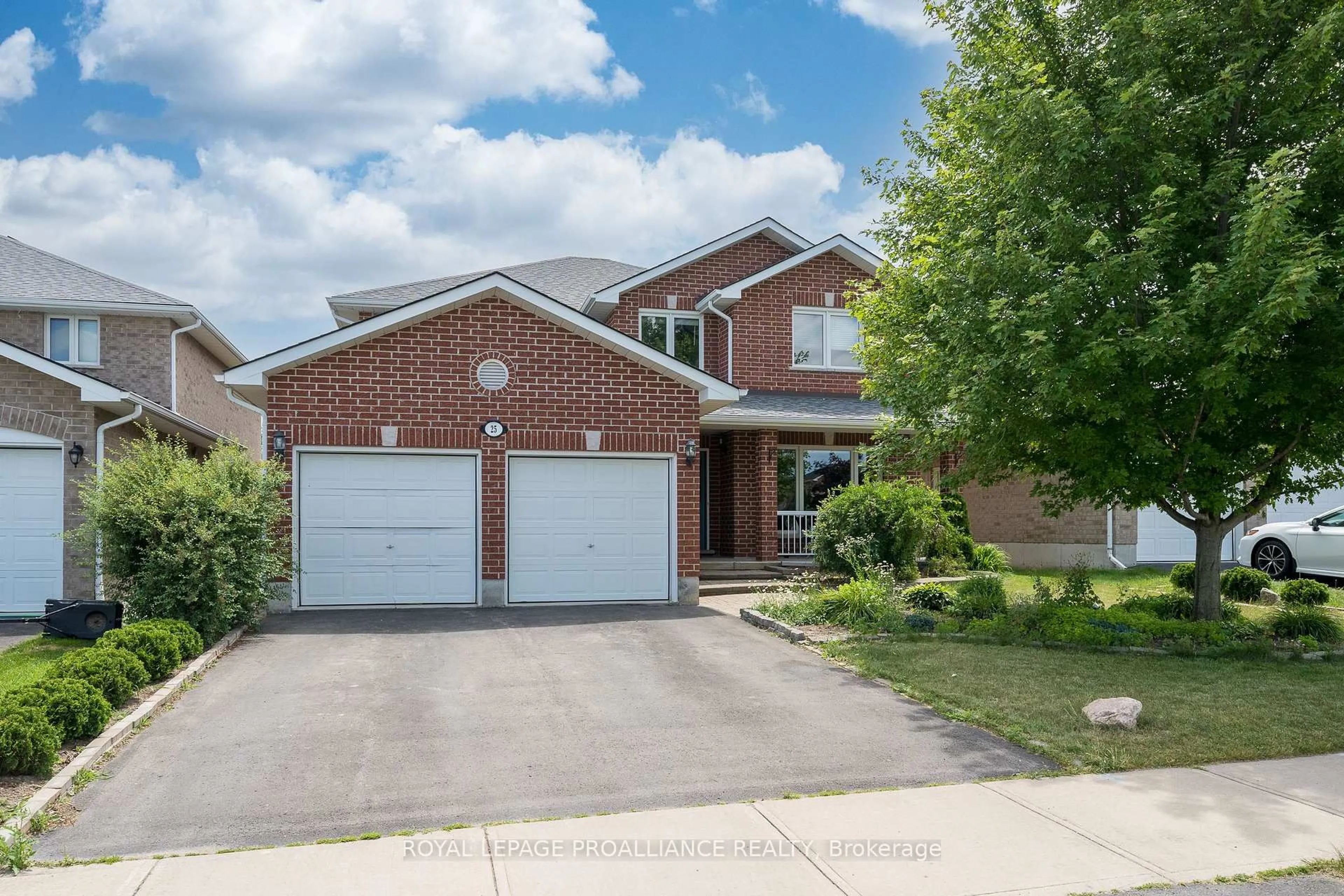 Home with brick exterior material, street for 25 Simcoe Dr, Belleville Ontario K8N 0N7