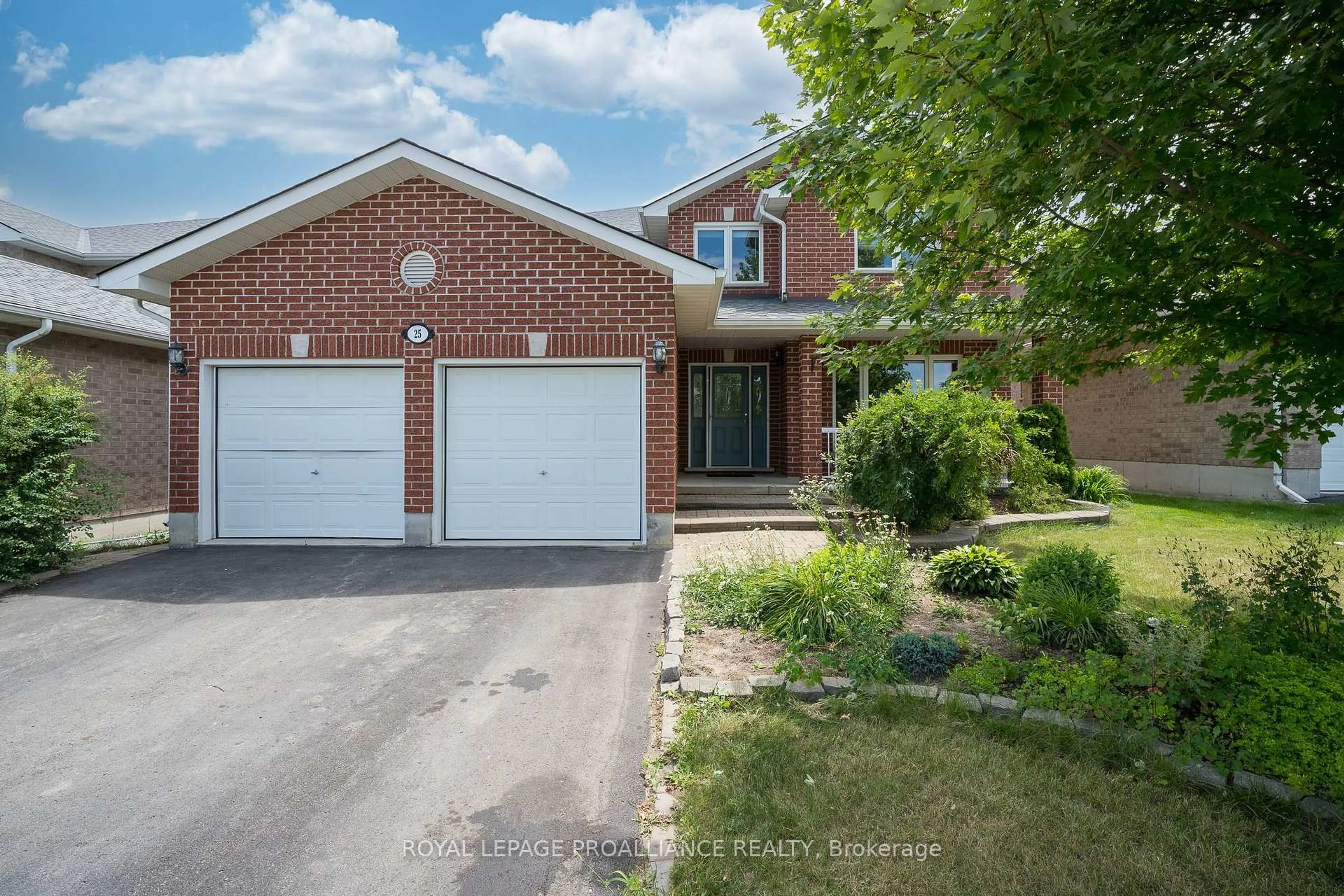 Home with brick exterior material, street for 25 Simcoe Dr, Belleville Ontario K8N 0N7