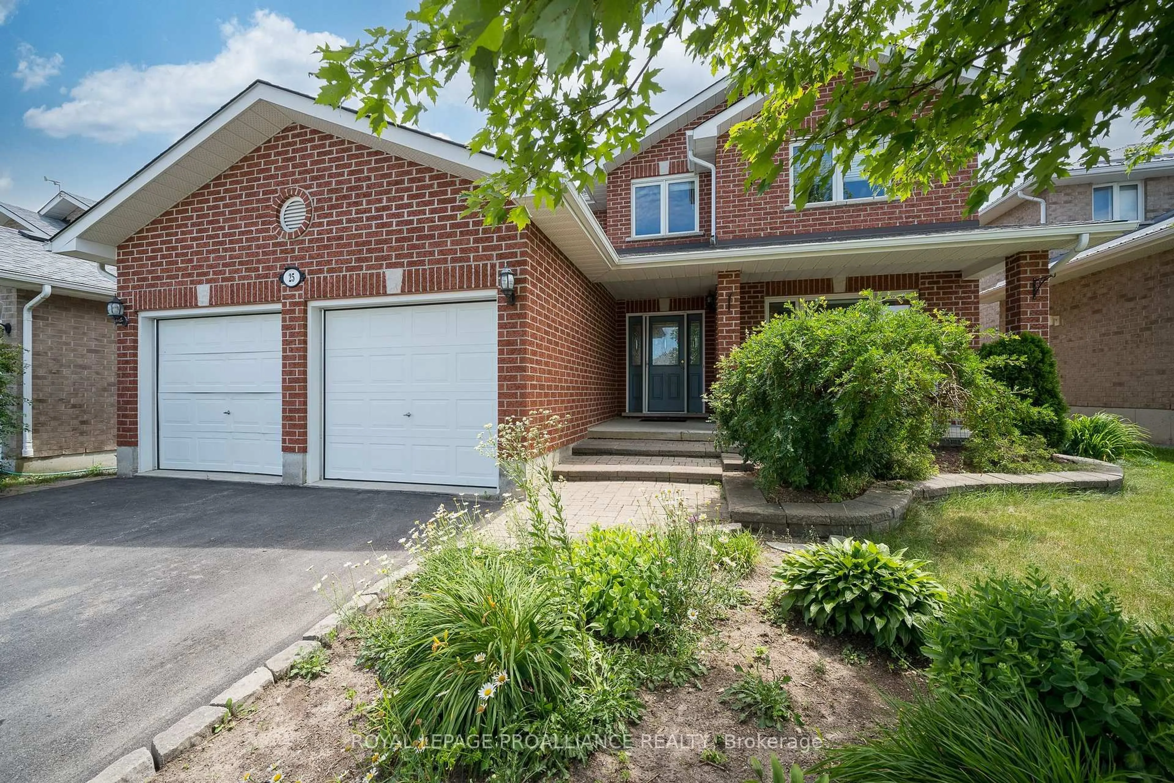 Home with brick exterior material, street for 25 Simcoe Dr, Belleville Ontario K8N 0N7