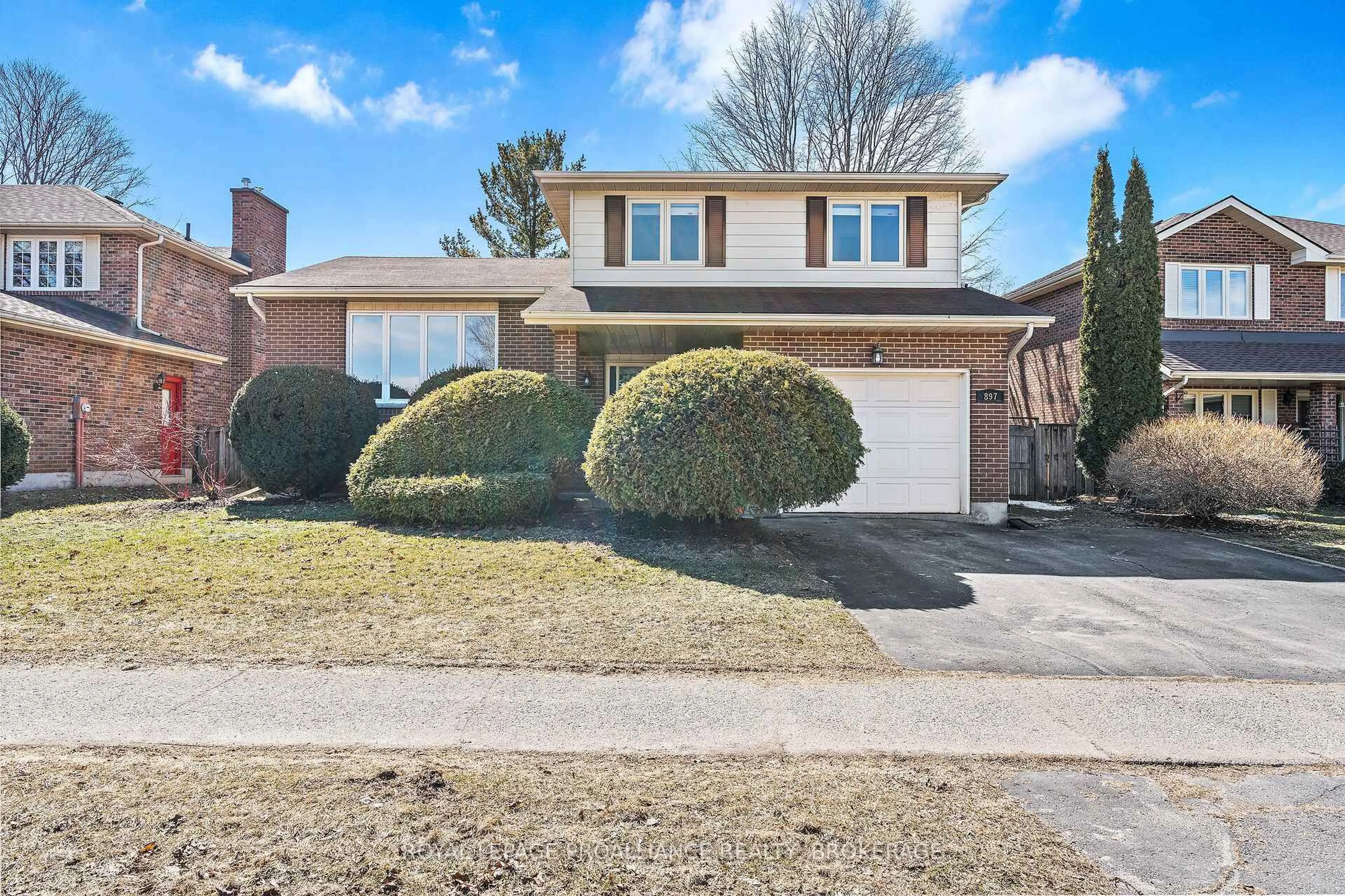 Home with brick exterior material, street for 897 Lancaster Dr, Kingston Ontario K7P 1R8