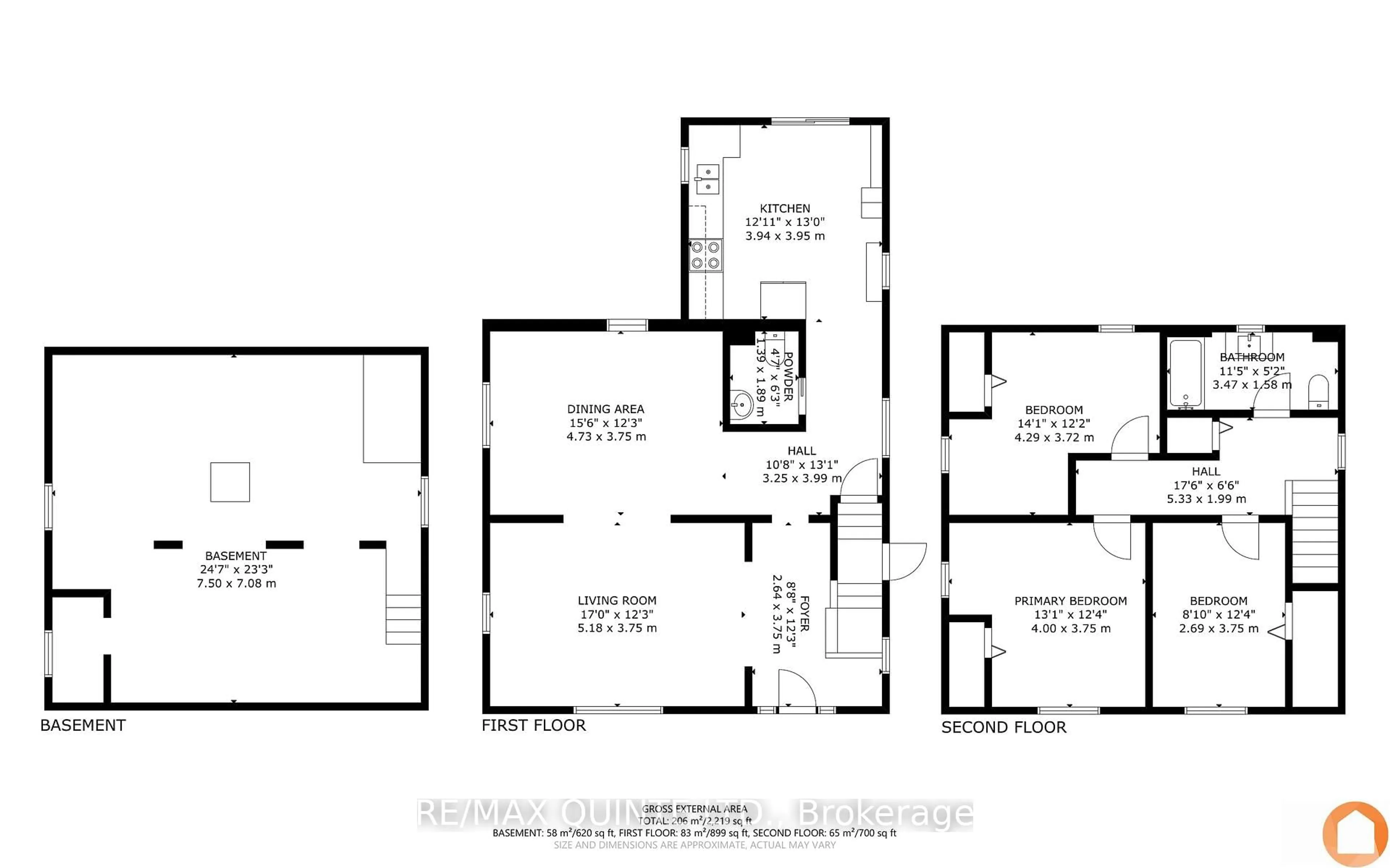 Floor plan for 264 Victoria Ave, Belleville Ontario K8N 2C6