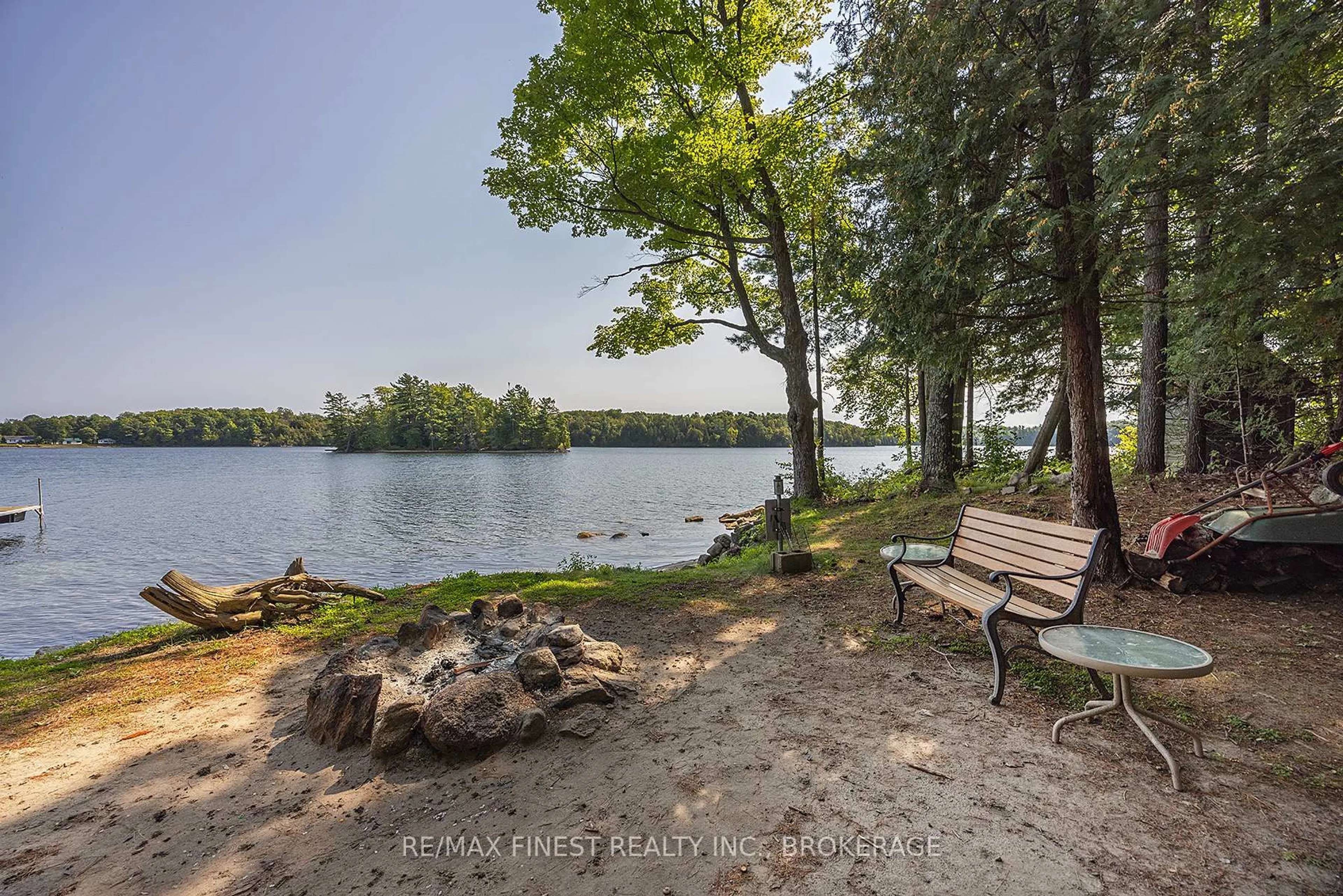 Patio, water/lake/river/ocean view for 805 Burns Lane, Godfrey Ontario K0H 1T0