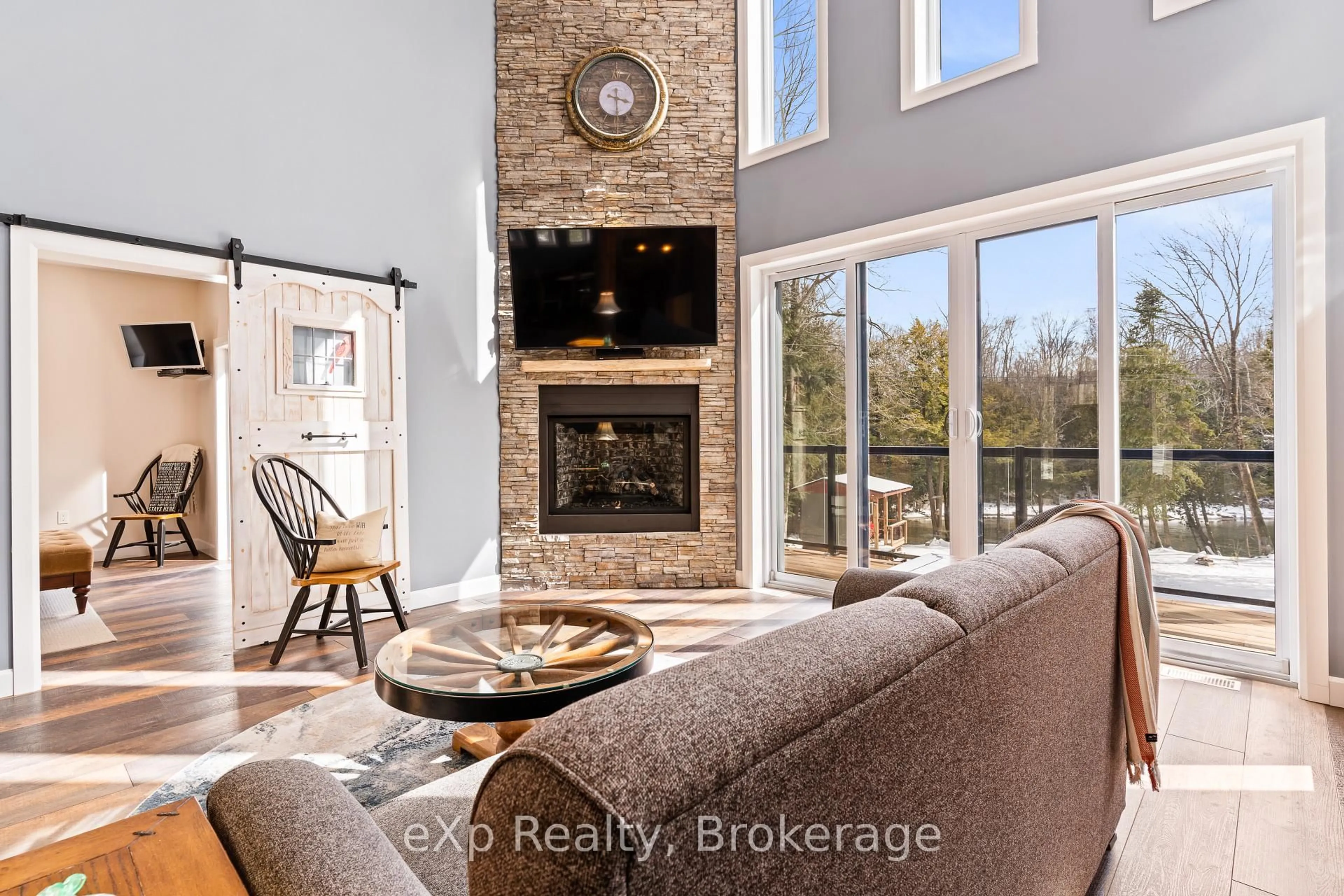 Living room with furniture, ceramic/tile floor for 78 INDIAN Tr, South Bruce Peninsula Ontario N0H 2G0