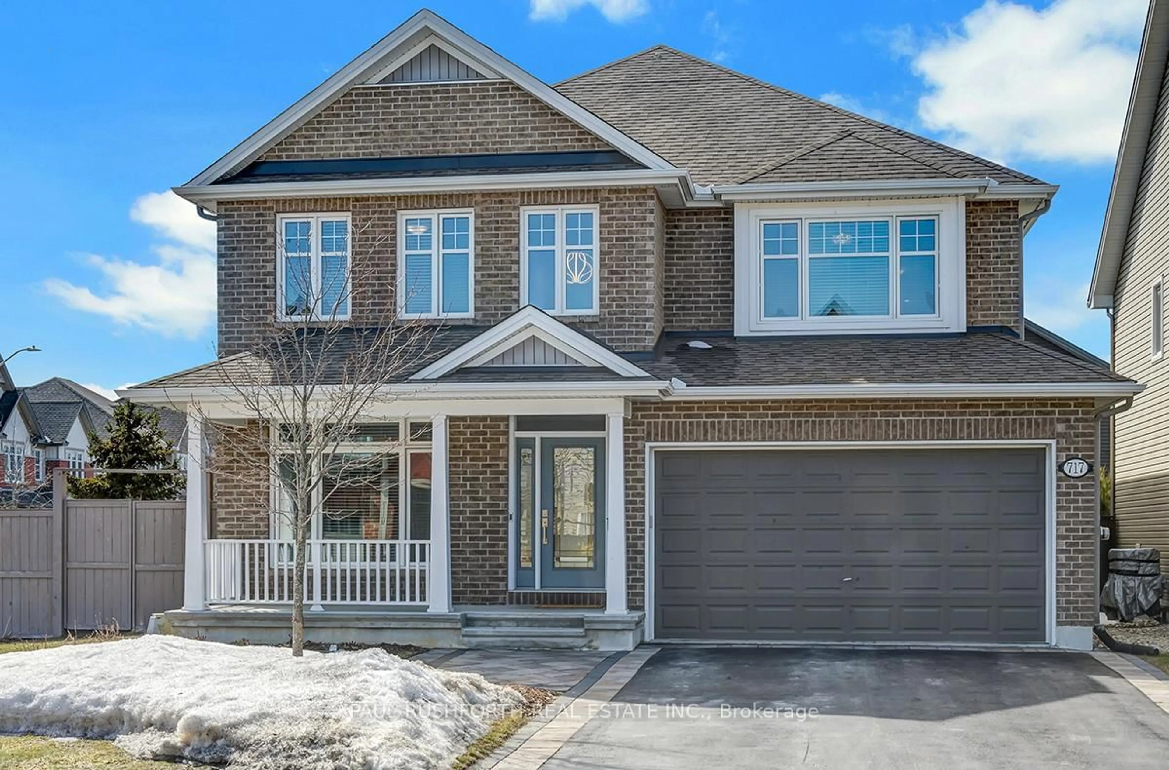 Home with brick exterior material, street for 717 Willowmere Way, Ottawa Ontario K1T 0L6