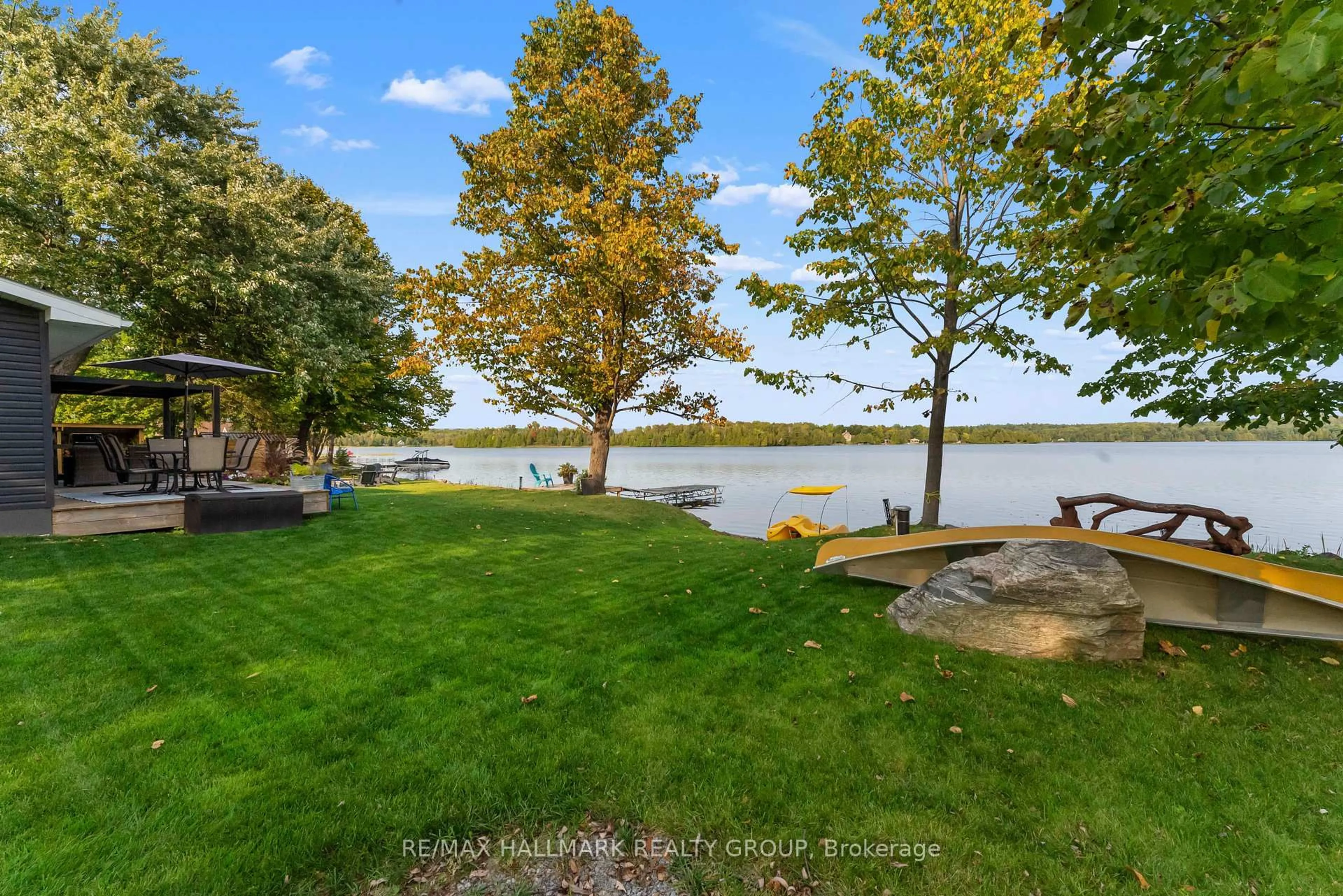 Patio, water/lake/river/ocean view for 366 Beaudry Lane, Eganville Ontario K0J 1T0