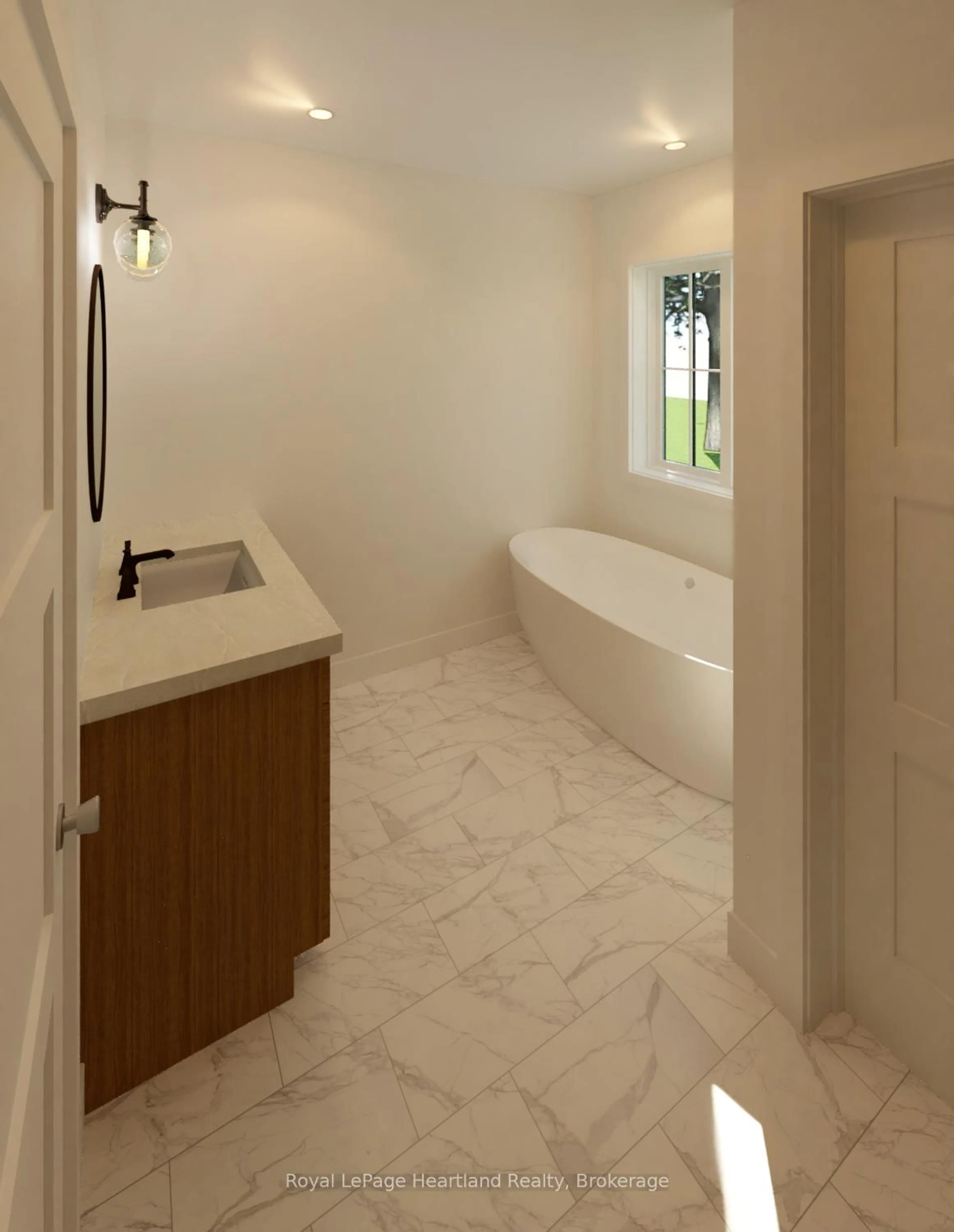 Contemporary bathroom, ceramic/tile floor for 43723 Adelaide St, Huron East Ontario N0G 1H0