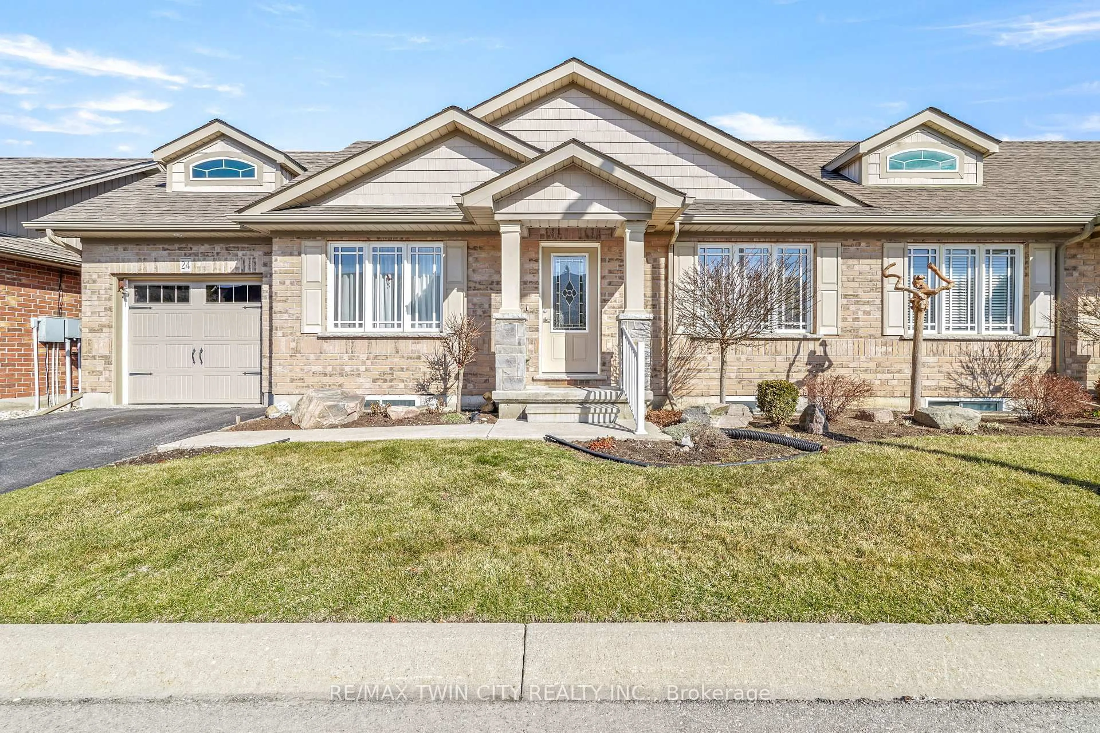 Home with brick exterior material, street for 24 Trinity Lane, Norfolk Ontario N0E 1Y0