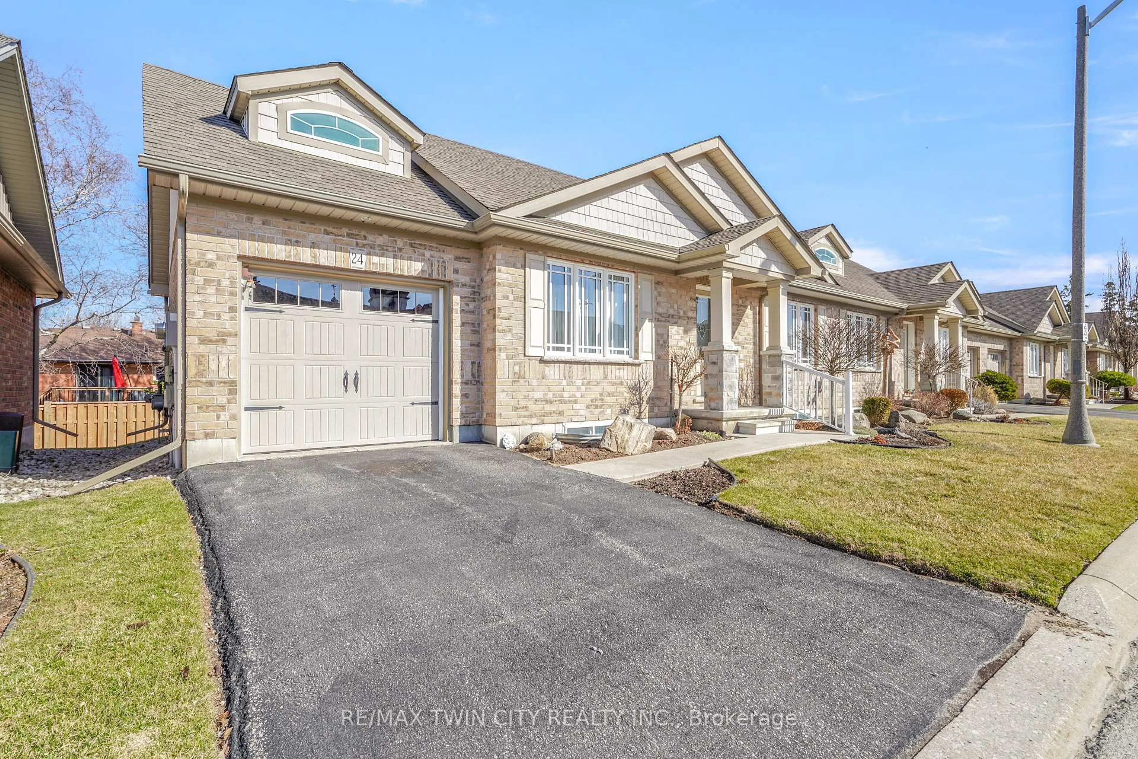 Home with brick exterior material, street for 24 Trinity Lane, Norfolk Ontario N0E 1Y0