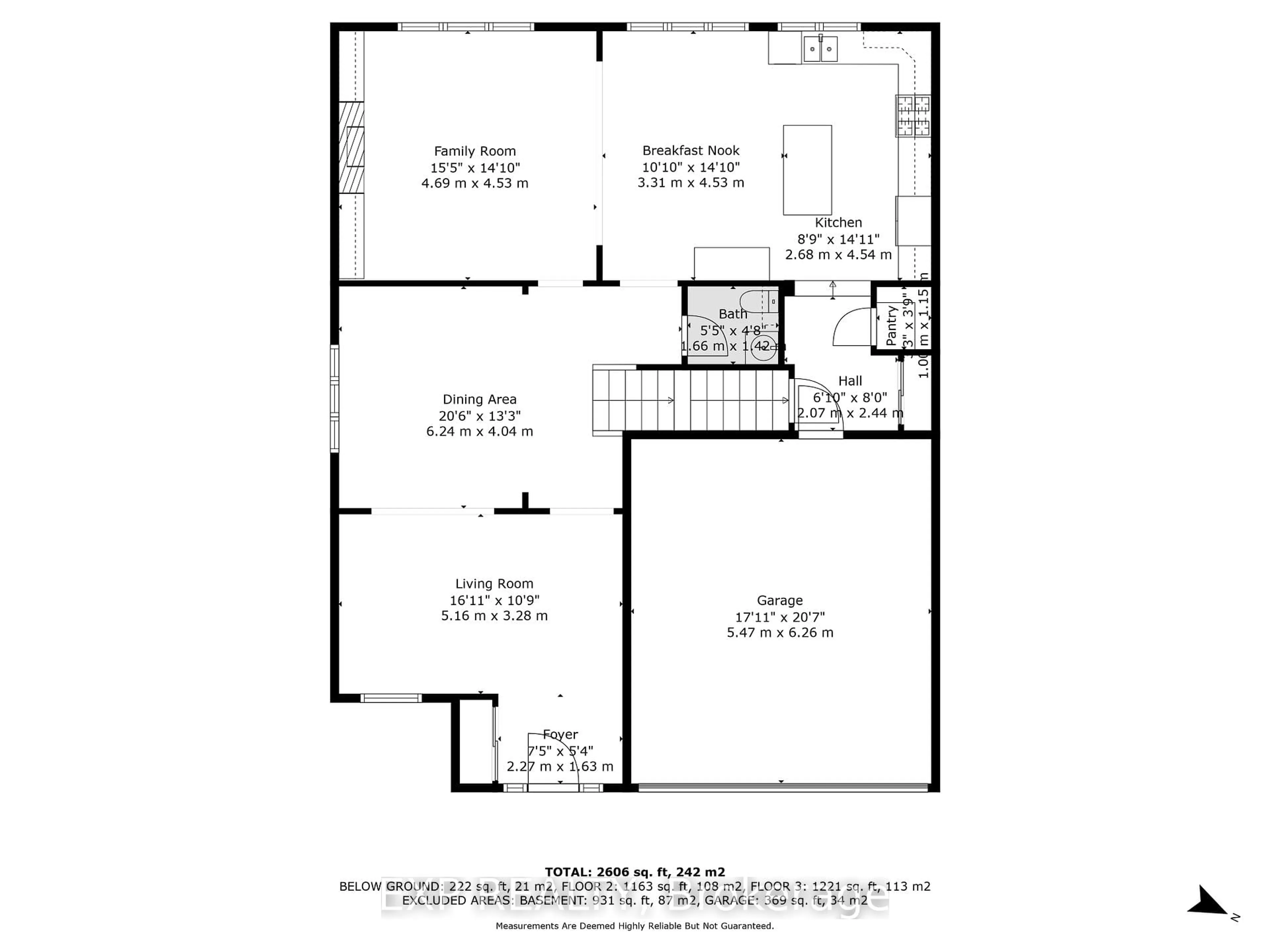 Floor plan for 260 SWEETVALLEY Dr, Ottawa Ontario K4A 5J5