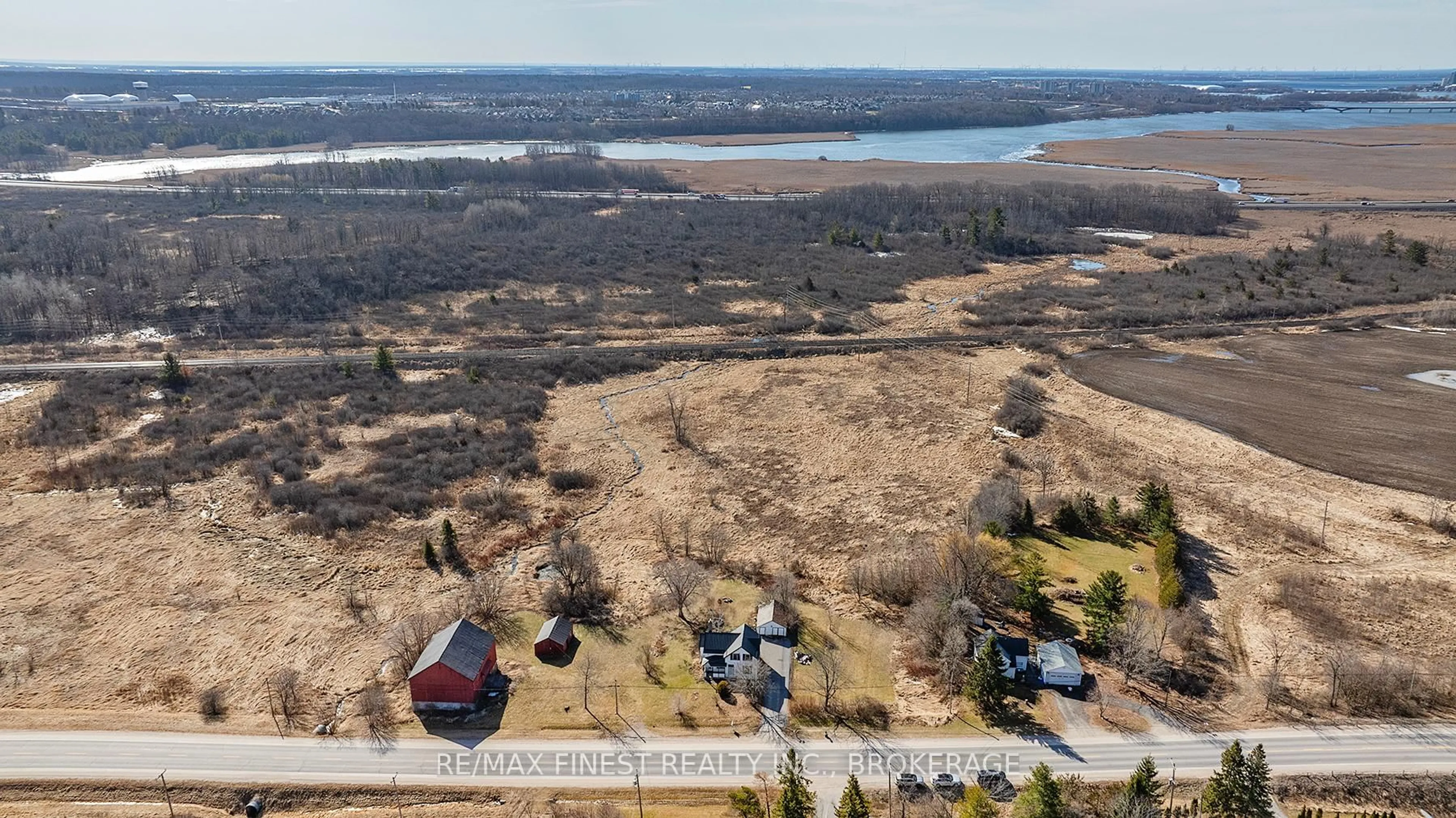 A pic from outside/outdoor area/front of a property/back of a property/a pic from drone, water/lake/river/ocean view for 875 Kingston Mills Rd, Kingston Ontario K7L 4V3