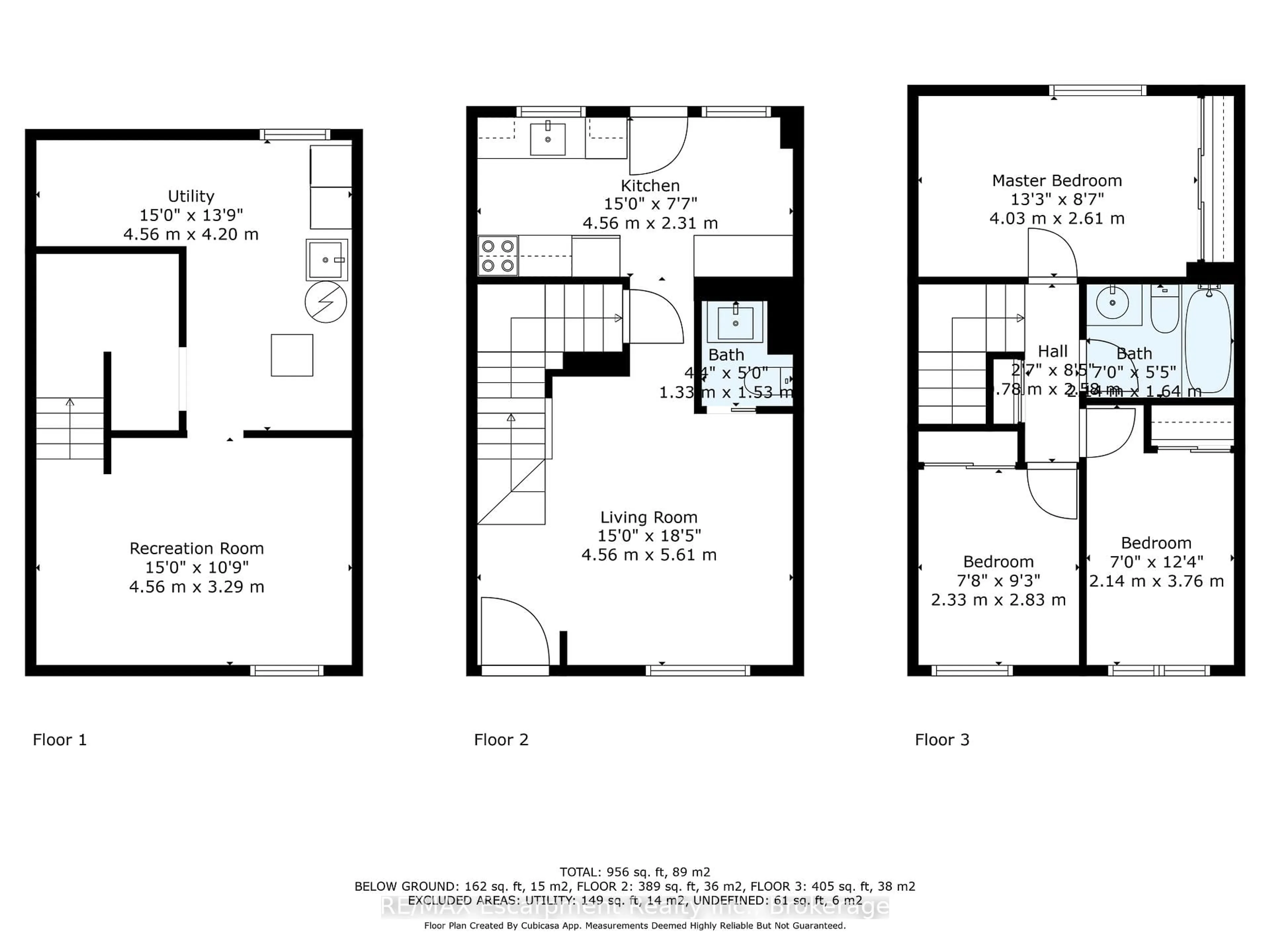 Floor plan for 165 Green Valley Dr #15, Kitchener Ontario N2P 1K3