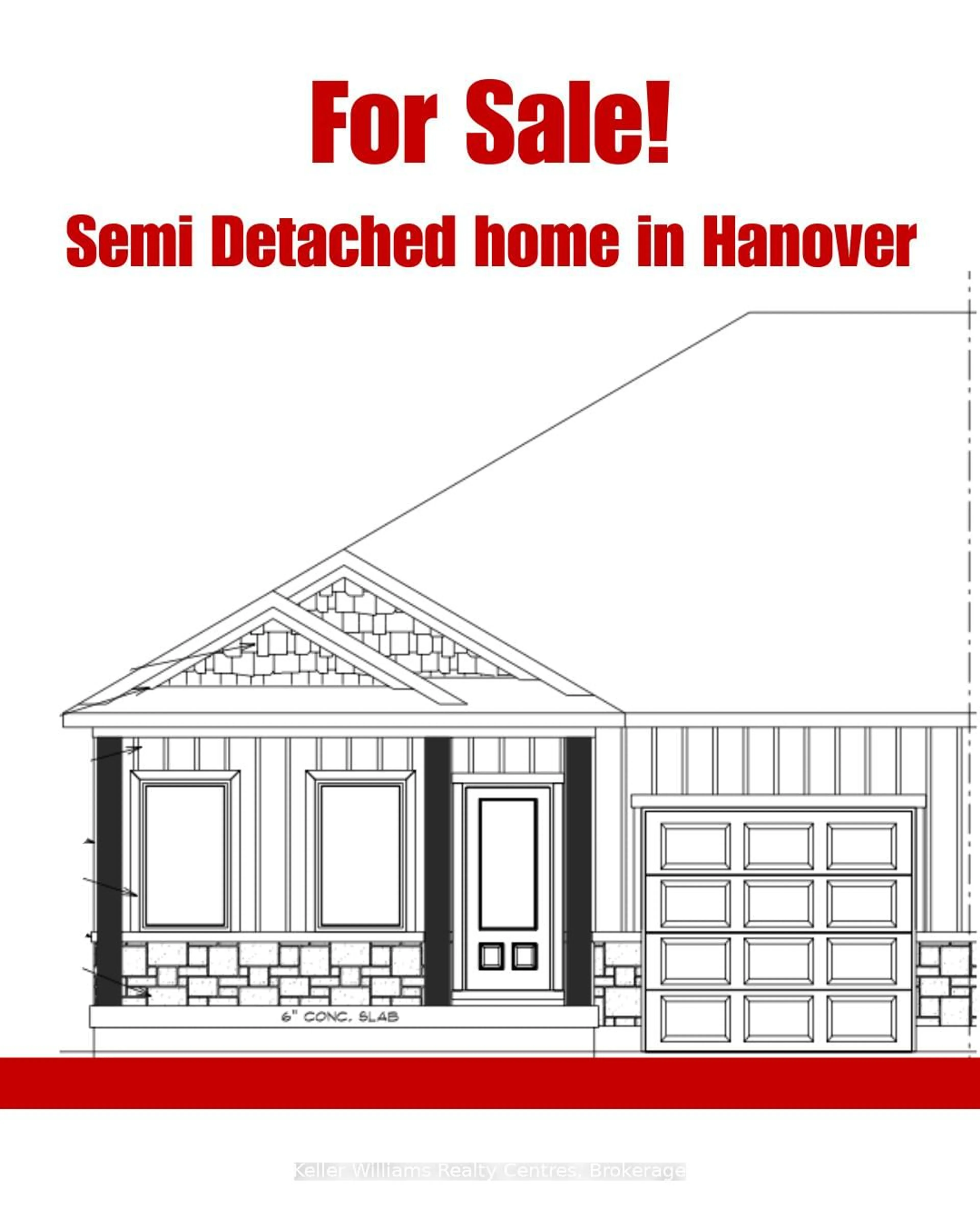 Home with vinyl exterior material, street for Lot 89 22ND Avenue A, N/A, Hanover Ontario N4N 0C5