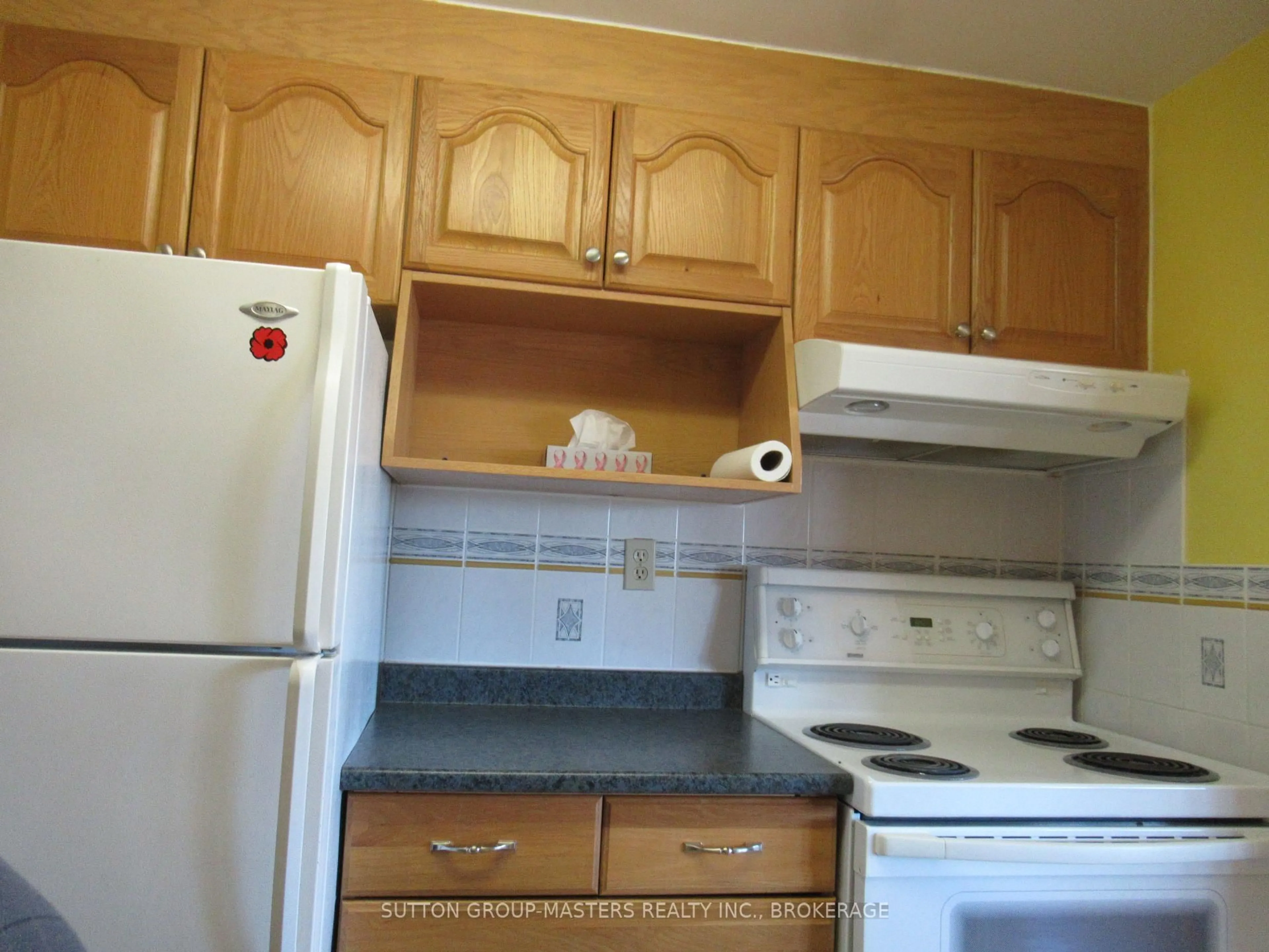 Standard kitchen, wood/laminate floor for 2 Mowat Ave #401, Kingston Ontario K7M 1K1