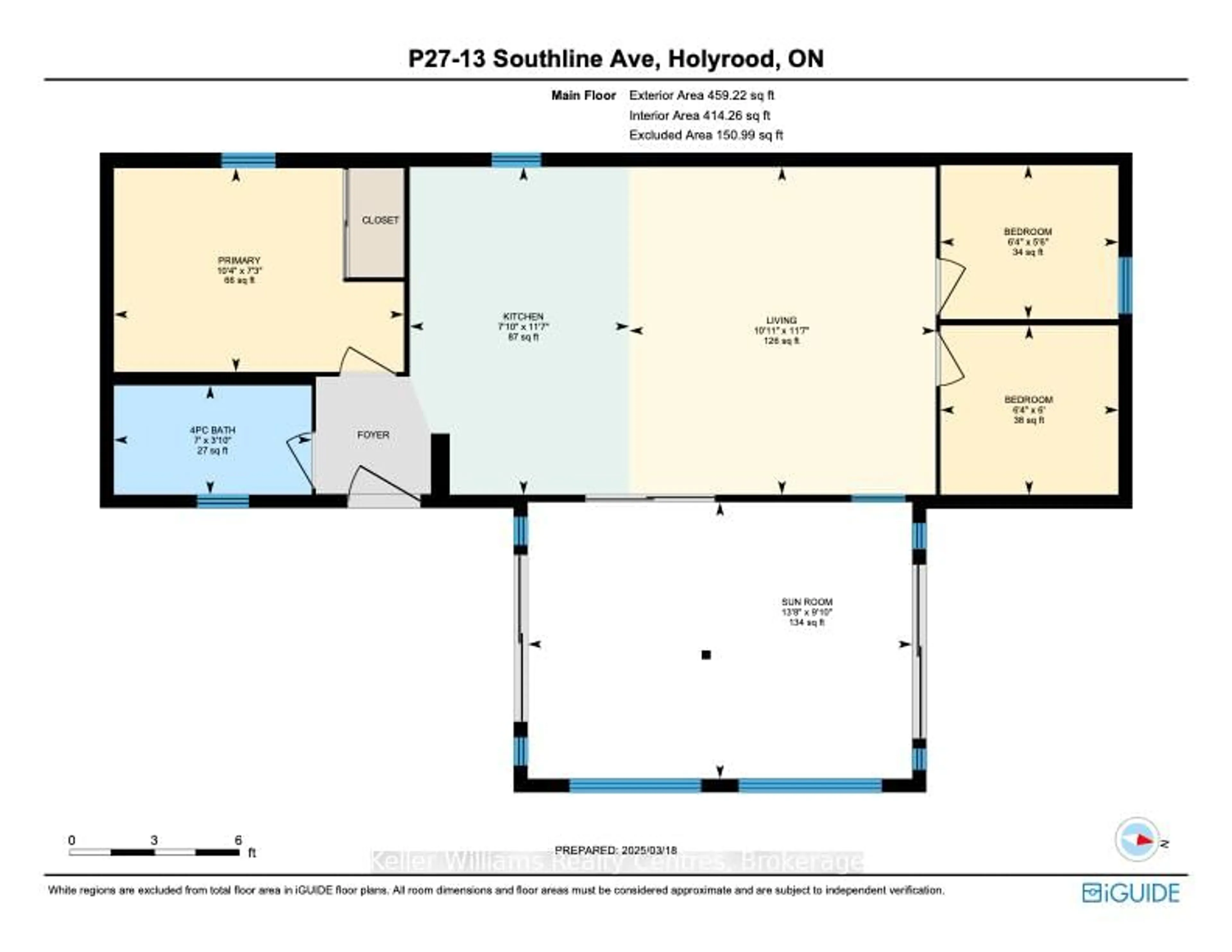 Floor plan for 13 Southline Ave #P27, Huron-Kinloss Ontario N0G 2B0