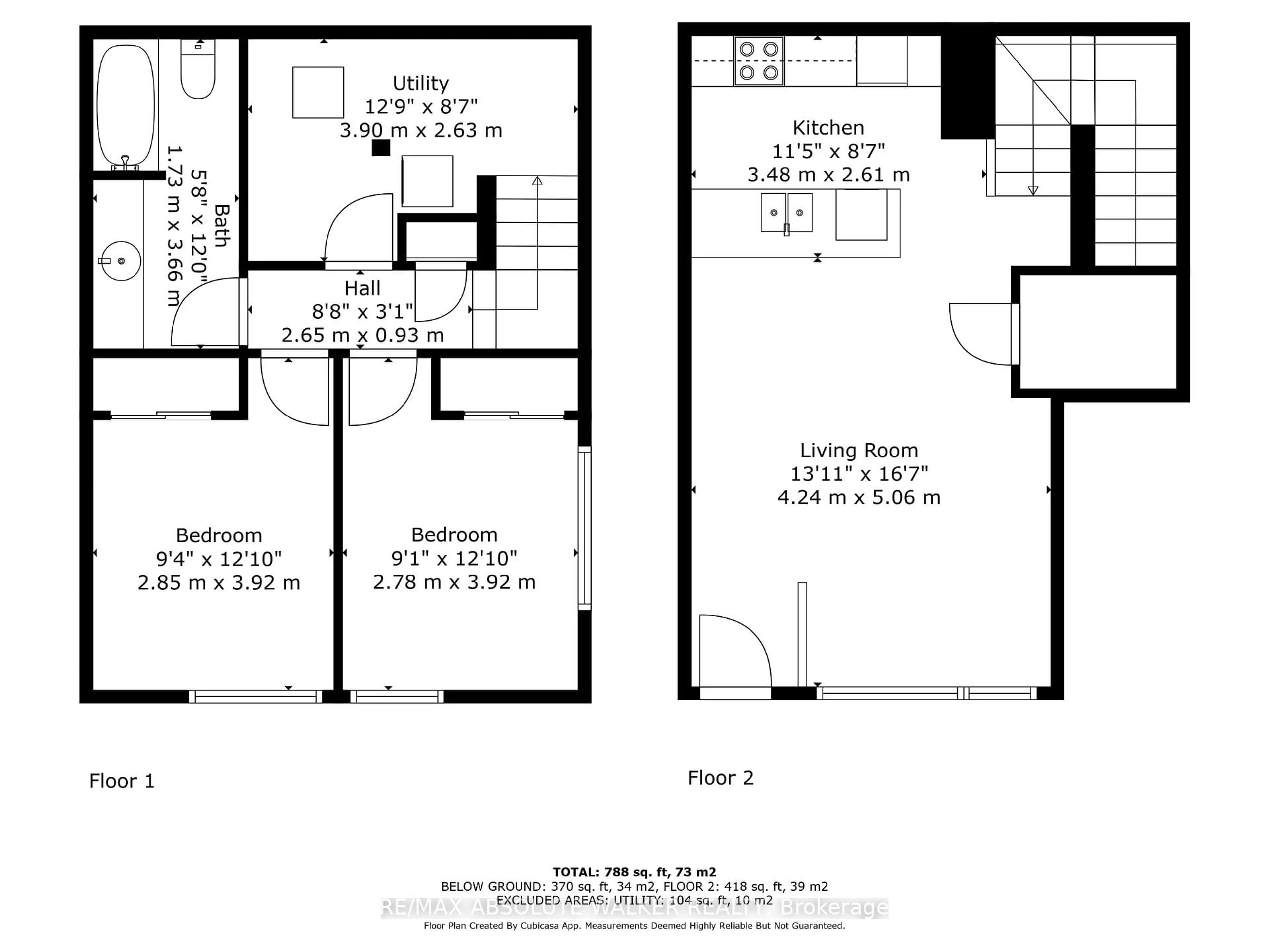 Floor plan for 517 Takamose Private Rd, Ottawa Ontario K1K 5A4