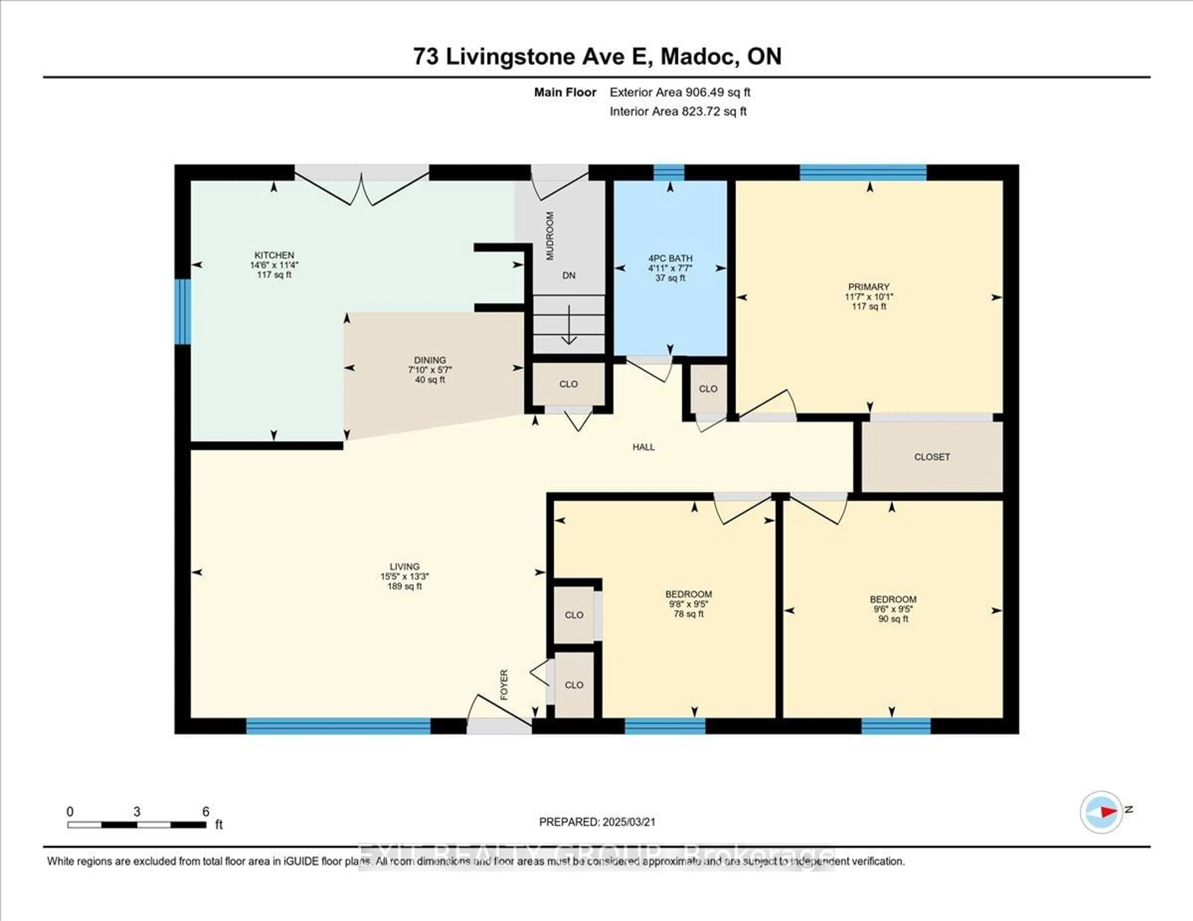 Floor plan for 73 Livingstone Ave, Madoc Ontario K0K 2K0