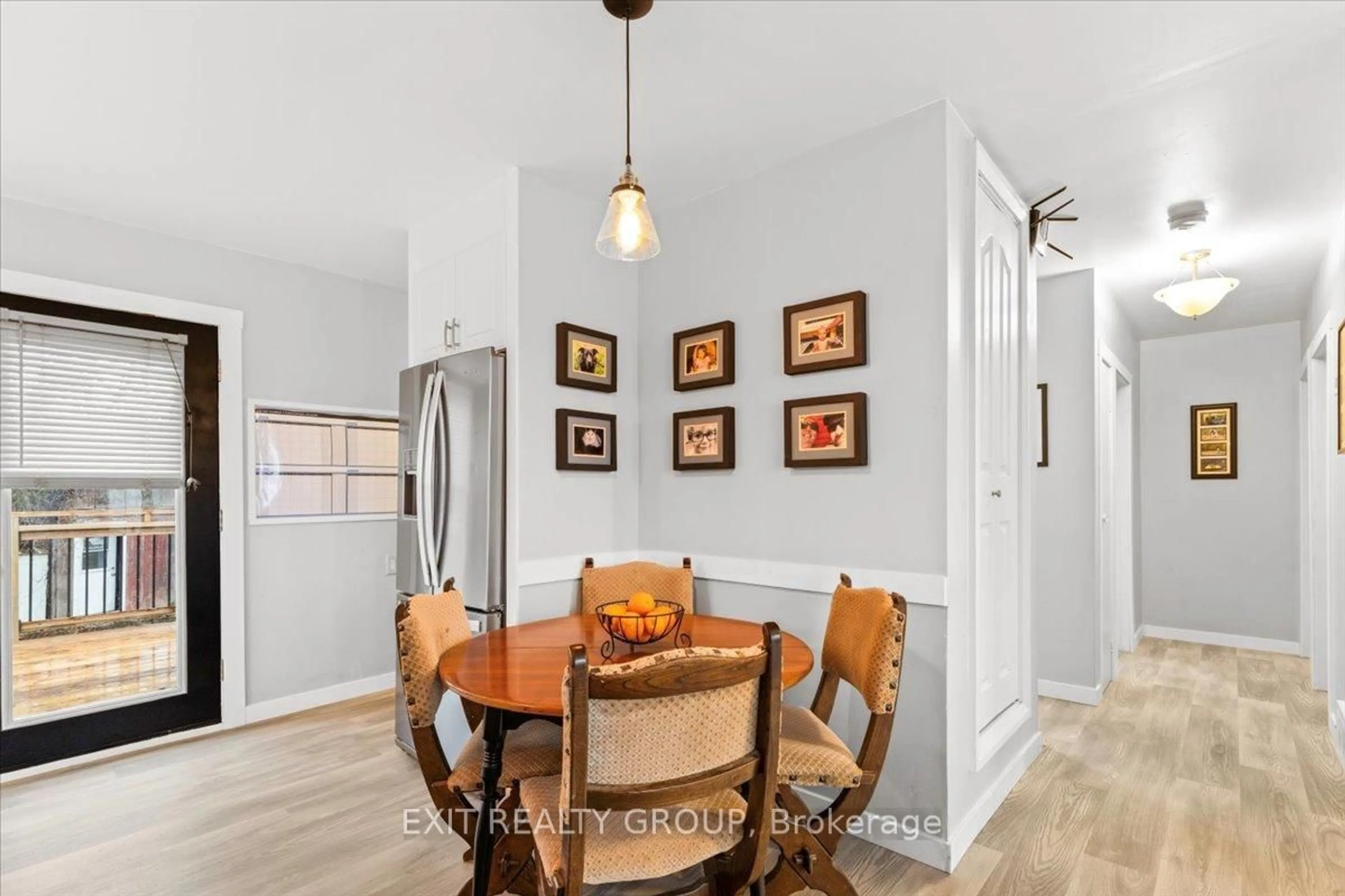 Dining room, wood/laminate floor for 73 Livingstone Ave, Madoc Ontario K0K 2K0