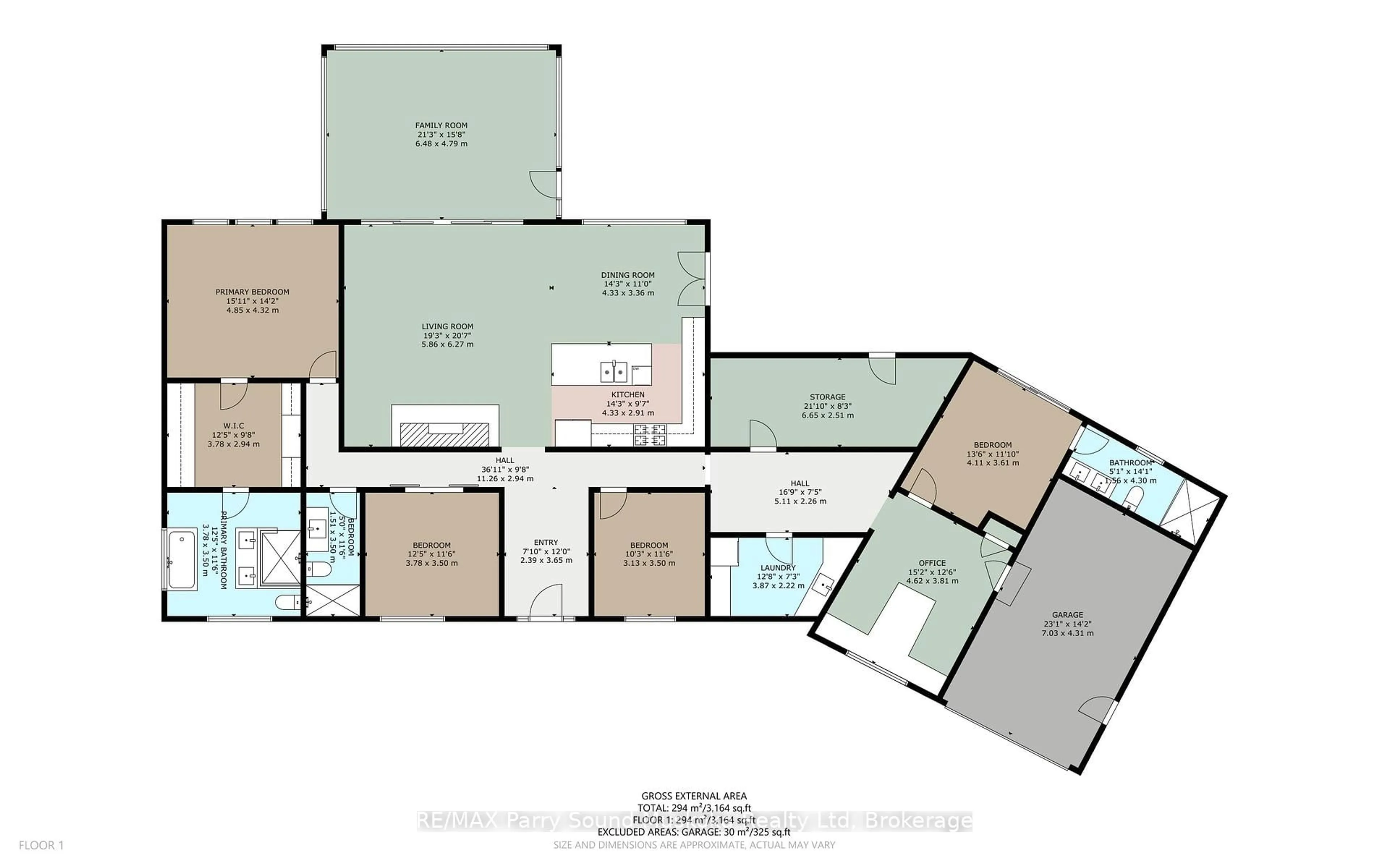 Floor plan for 191 Clear Lake Rd, Seguin Ontario P2A 2W8