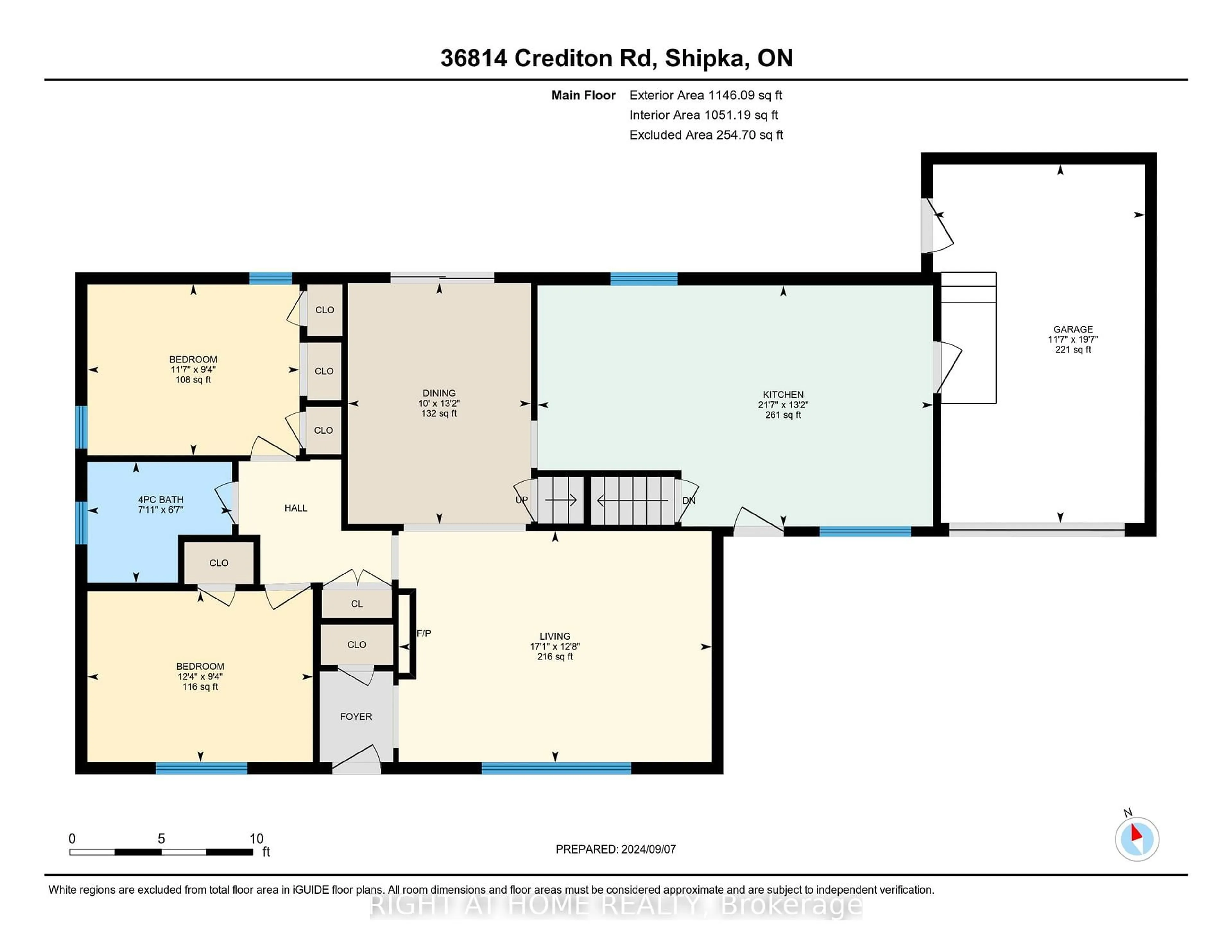 Floor plan for 36814 Crediton Rd, South Huron Ontario N0M 1N0