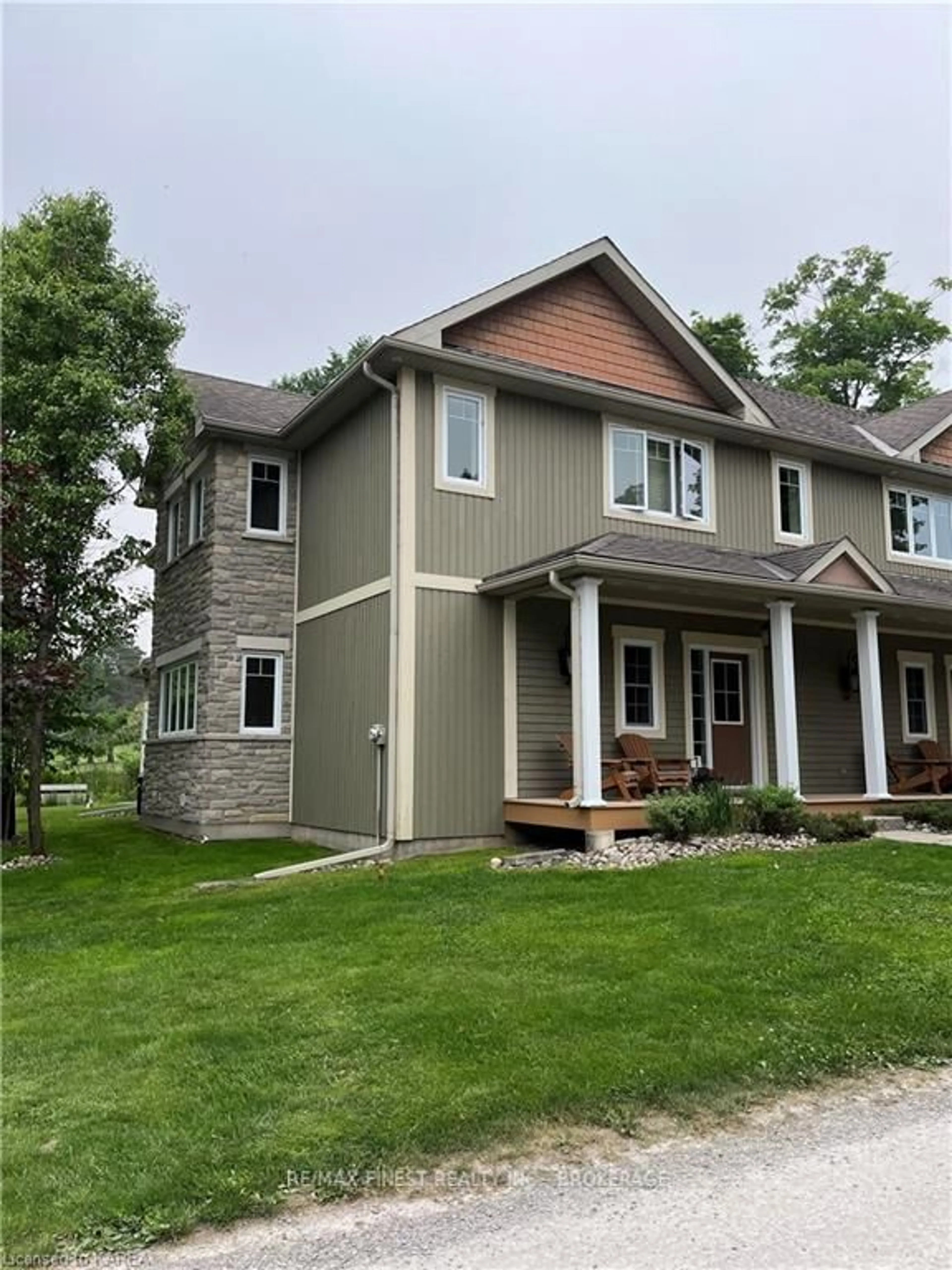 Home with vinyl exterior material, street for 532 10th Concession Rd #7-5, Rideau Lakes Ontario K0G 1X0