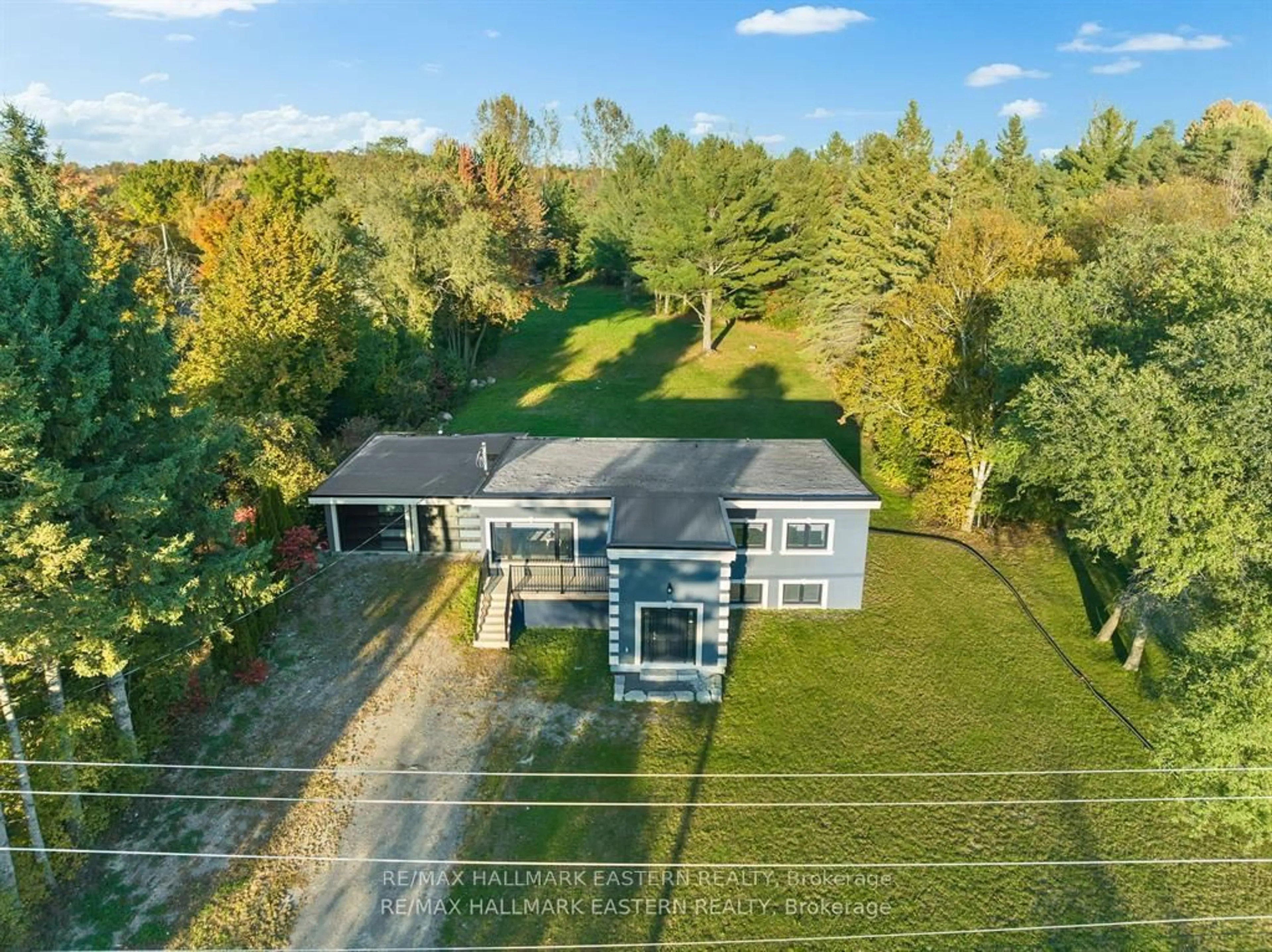 A pic from outside/outdoor area/front of a property/back of a property/a pic from drone, unknown for 1037 East Communication Rd, Smith-Ennismore-Lakefield Ontario K0L 1H0