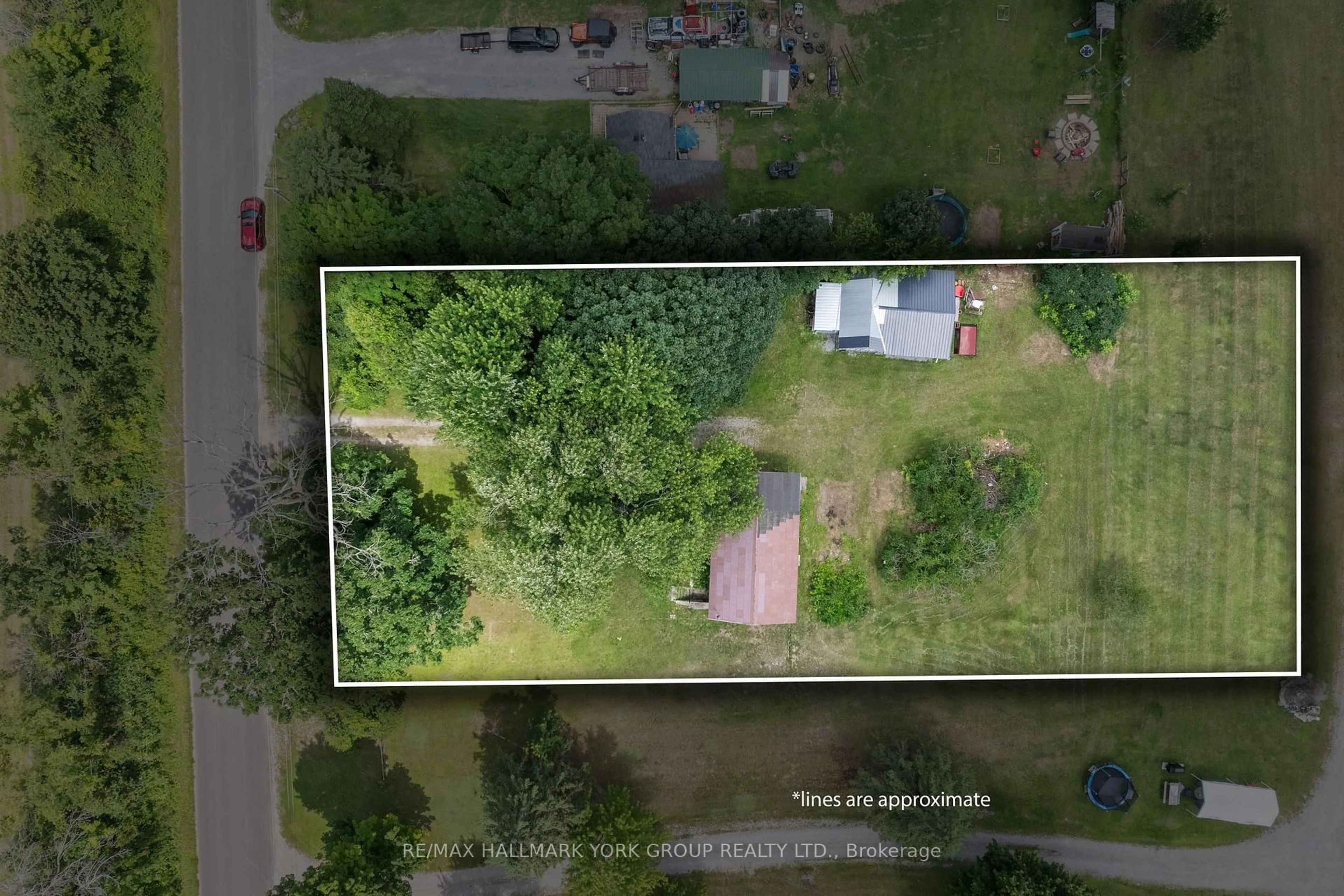 A pic from outside/outdoor area/front of a property/back of a property/a pic from drone, unknown for 592 Balsam Lake Dr, Kawartha Lakes Ontario K0M 2B0