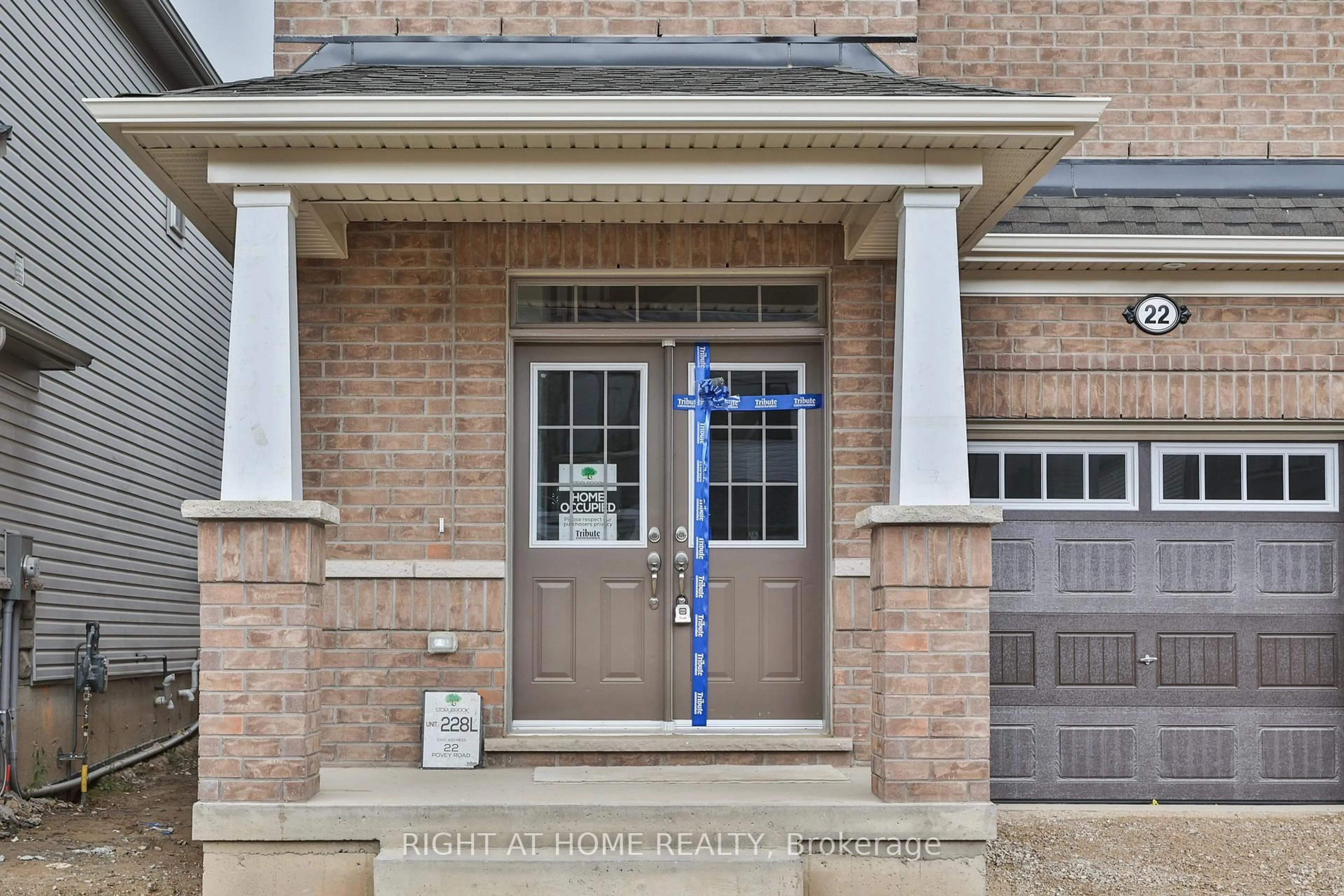 Home with brick exterior material, street for 22 POVEY Rd, Centre Wellington Ontario N1M 0J5