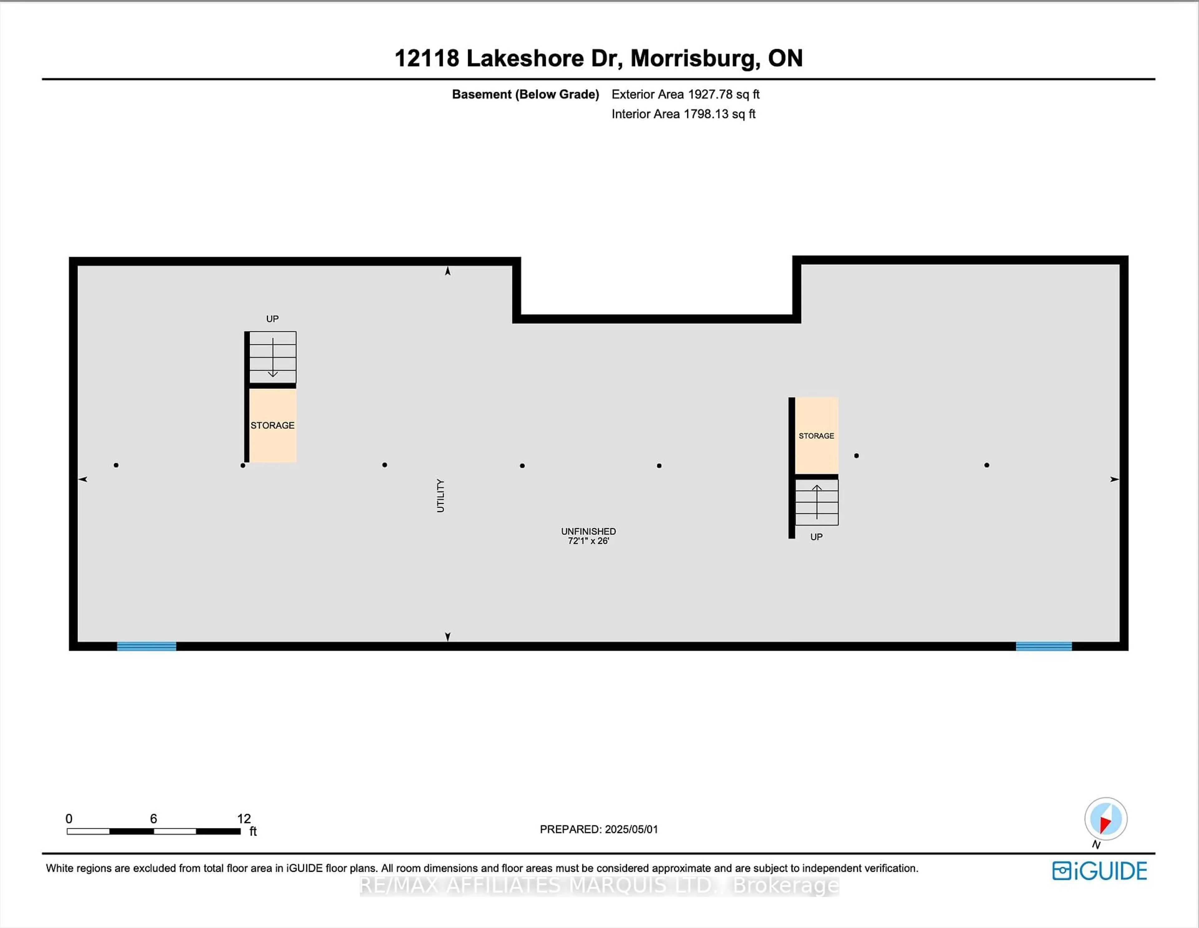 Floor plan for 12118 Lakeshore Dr, South Dundas Ontario K0C 1X0