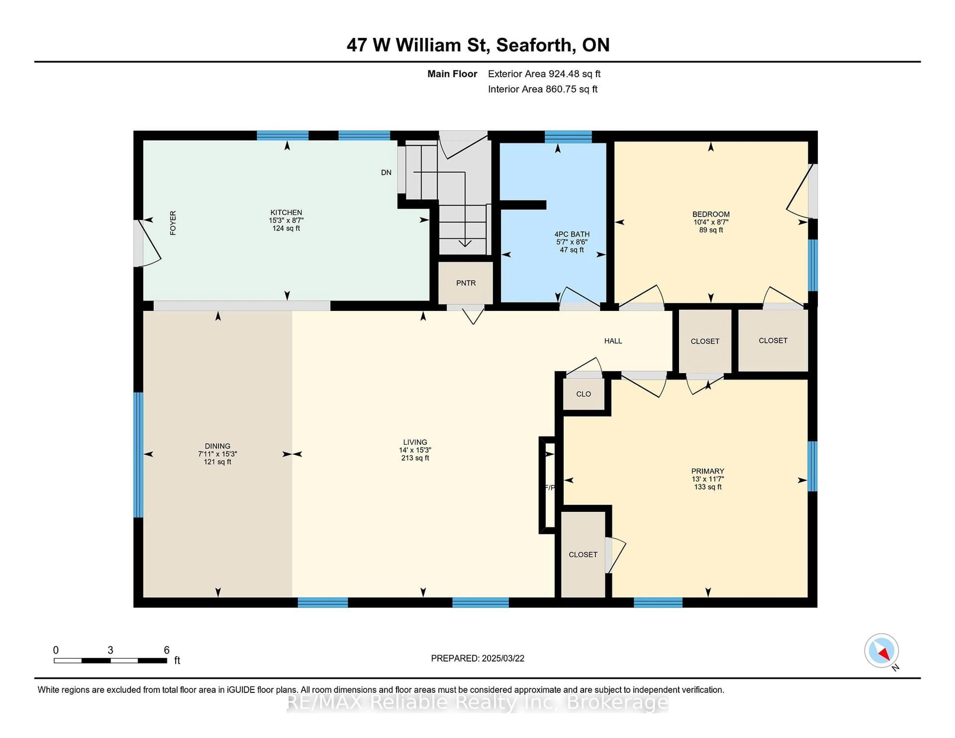 Floor plan for 47 West William St, Huron East Ontario N0K 1W0