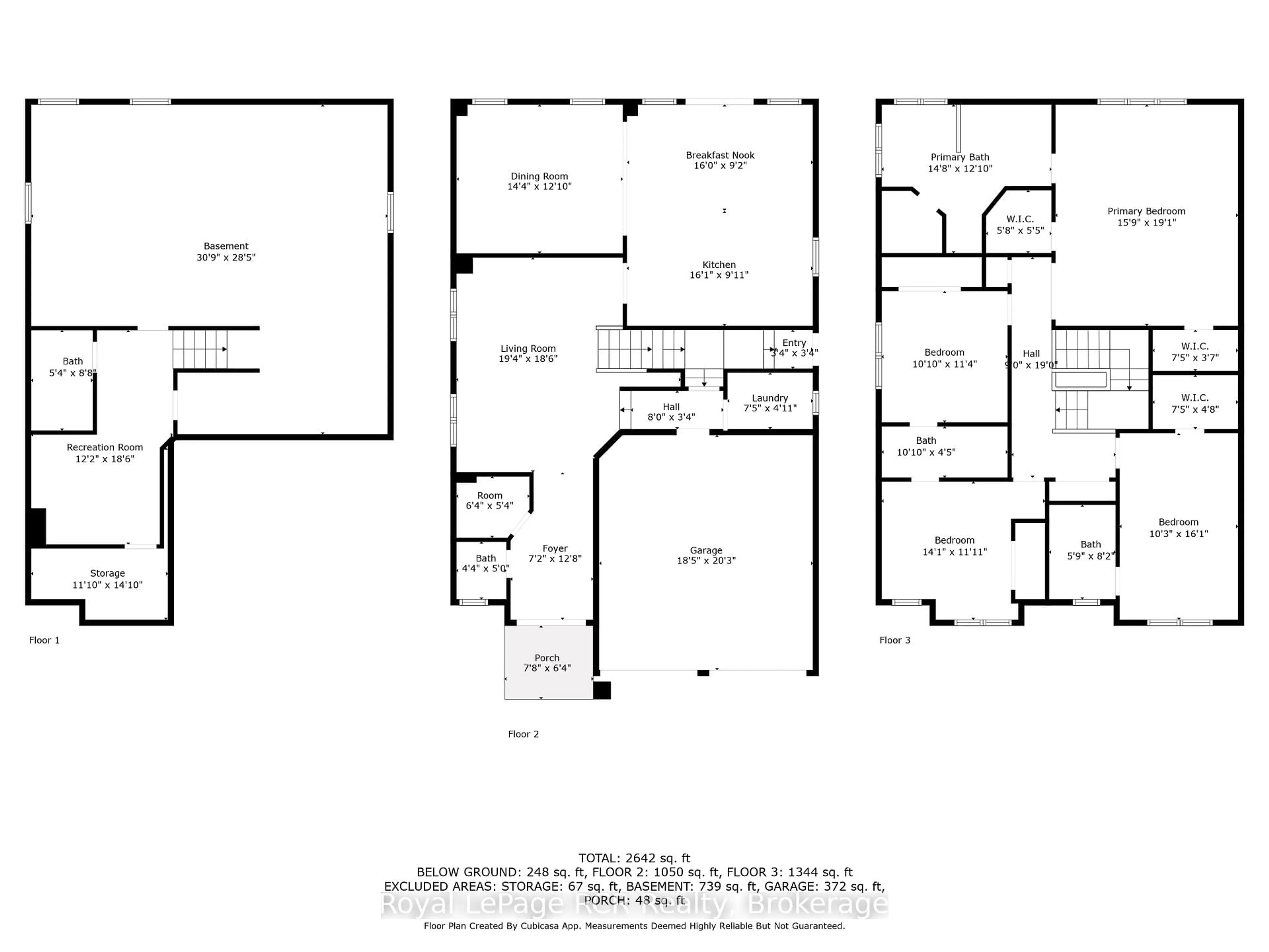 Floor plan for 4 Corbett St, Southgate Ontario N0C 1B0