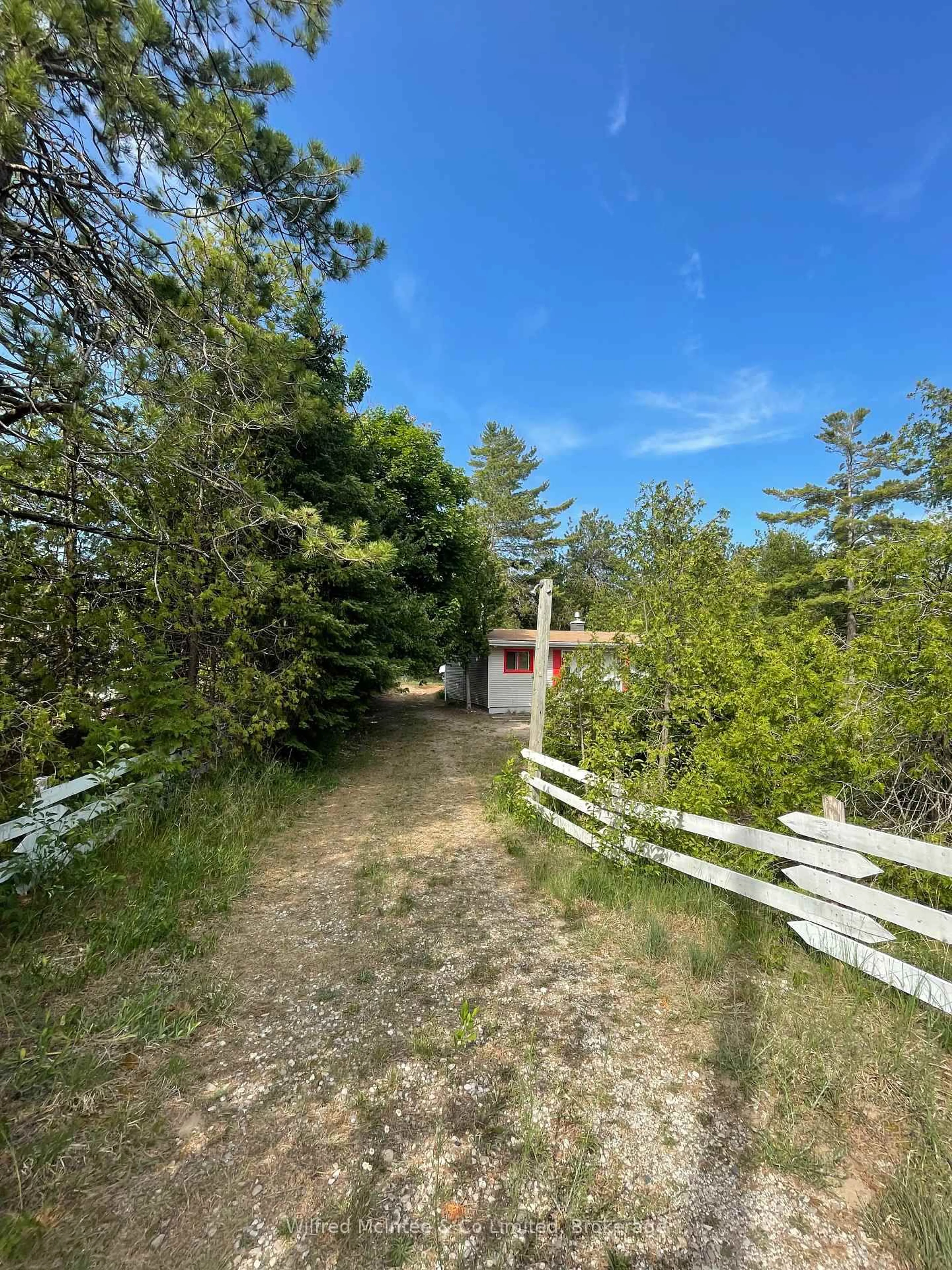 A pic from outside/outdoor area/front of a property/back of a property/a pic from drone, forest/trees view for 270 Ogimah Rd, Native Leased Lands Ontario N0H 2G0