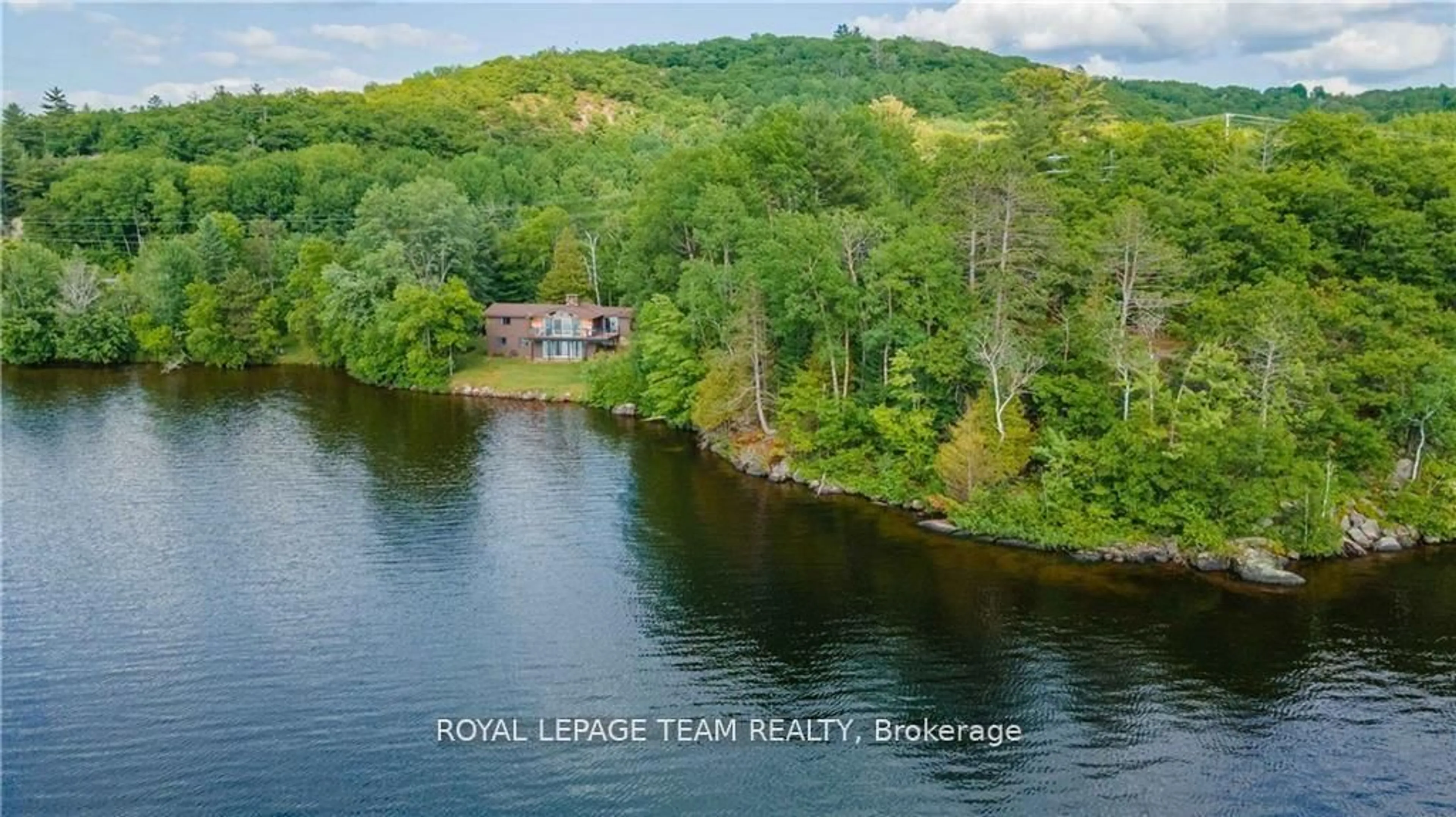 A pic from outside/outdoor area/front of a property/back of a property/a pic from drone, water/lake/river/ocean view for 41817 Combermere Rd, Barry's Bay Ontario K0J 1B0