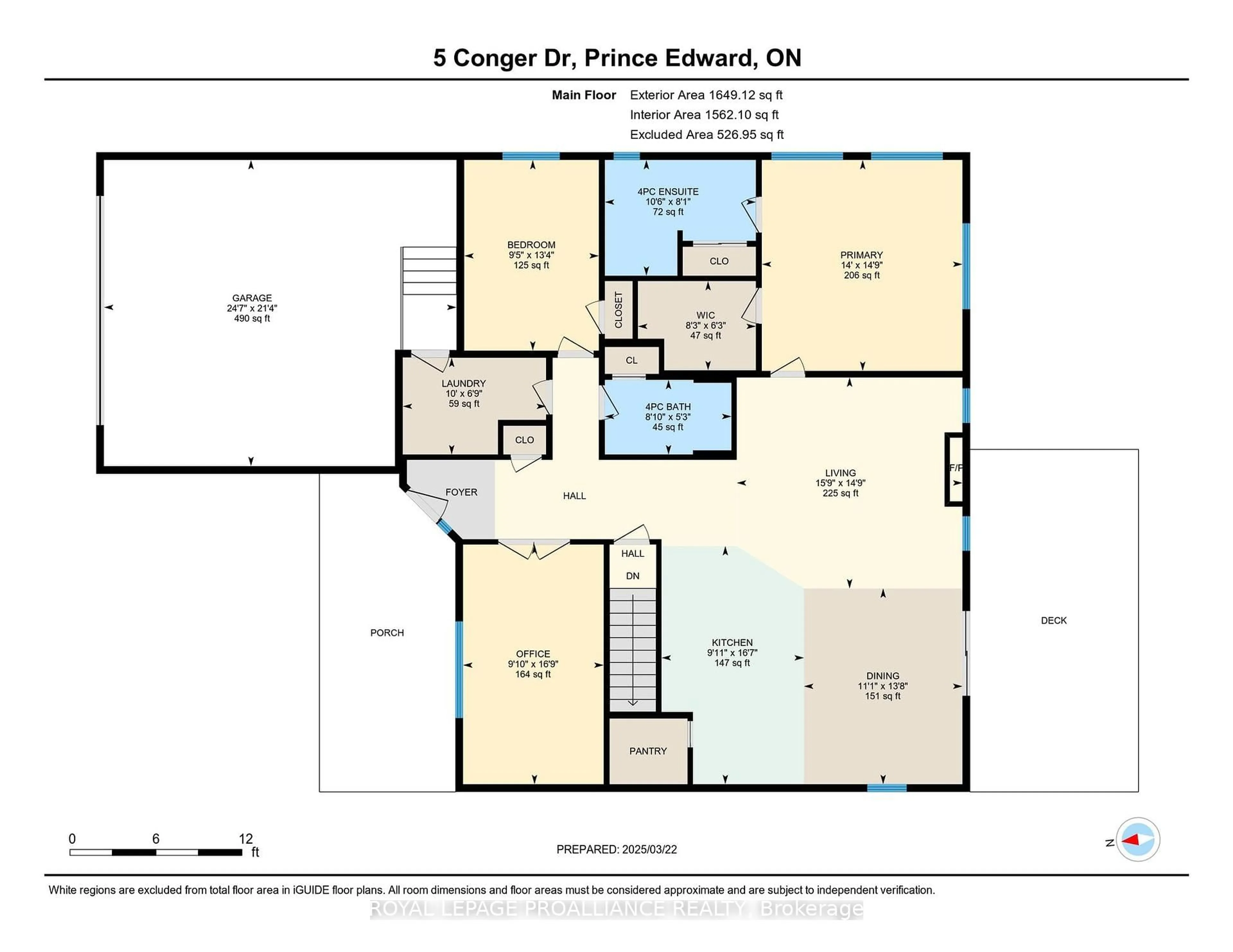 Floor plan for 5 Conger Dr, Prince Edward County Ontario K0K 3L0