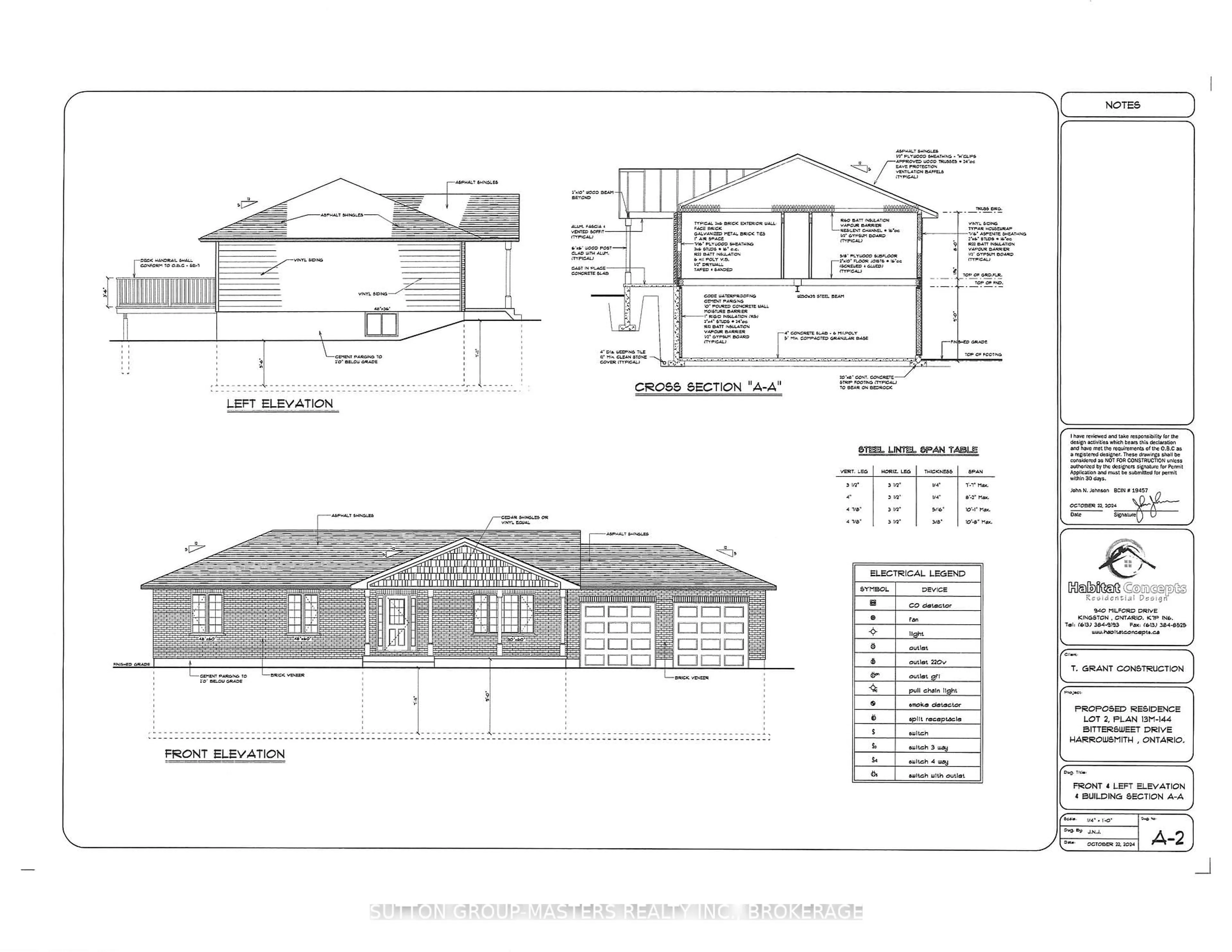 Floor plan for 106 Bittersweet Rd, Hartington Ontario K0H 1W0