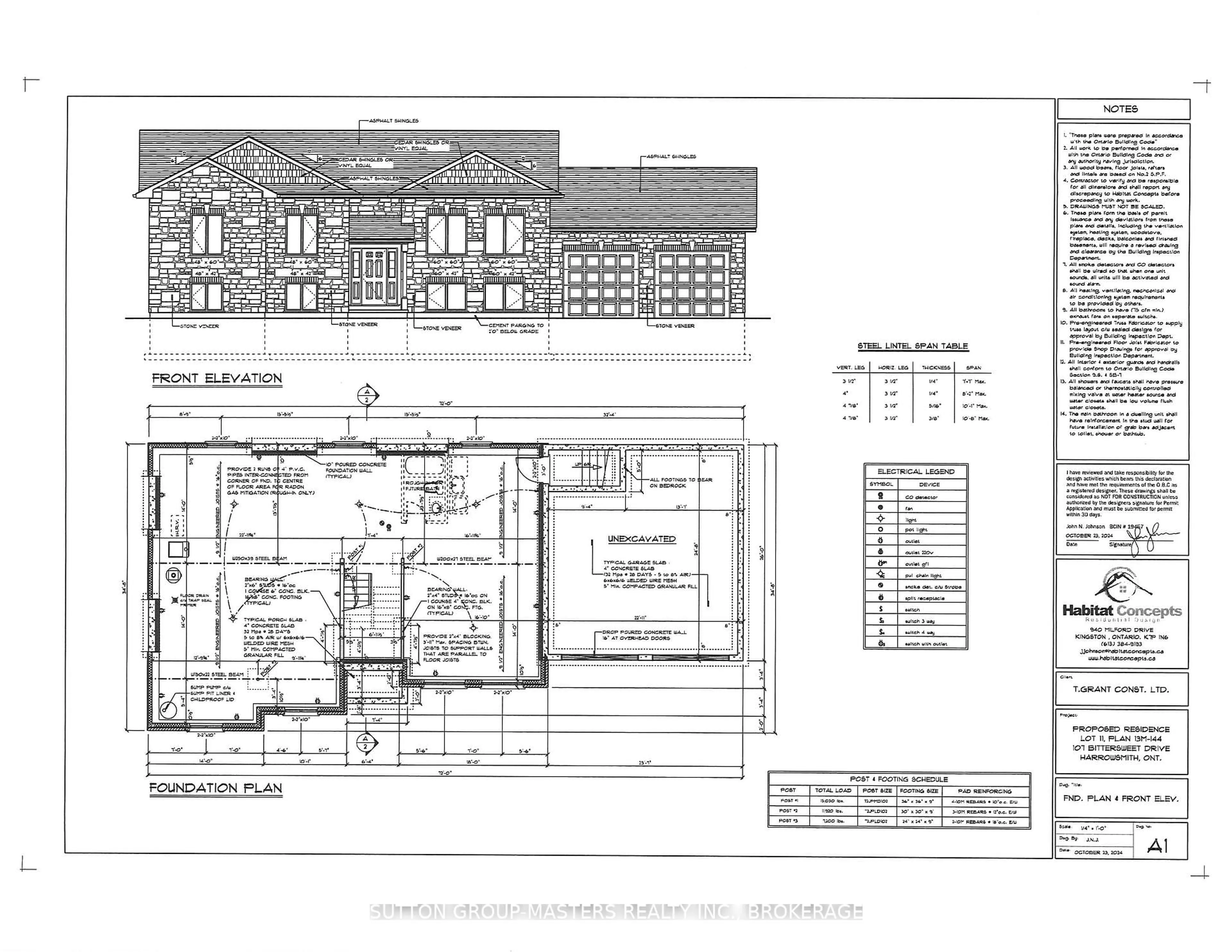 Floor plan for 107 Bittersweet Rd, Hartington Ontario K0H 1W0