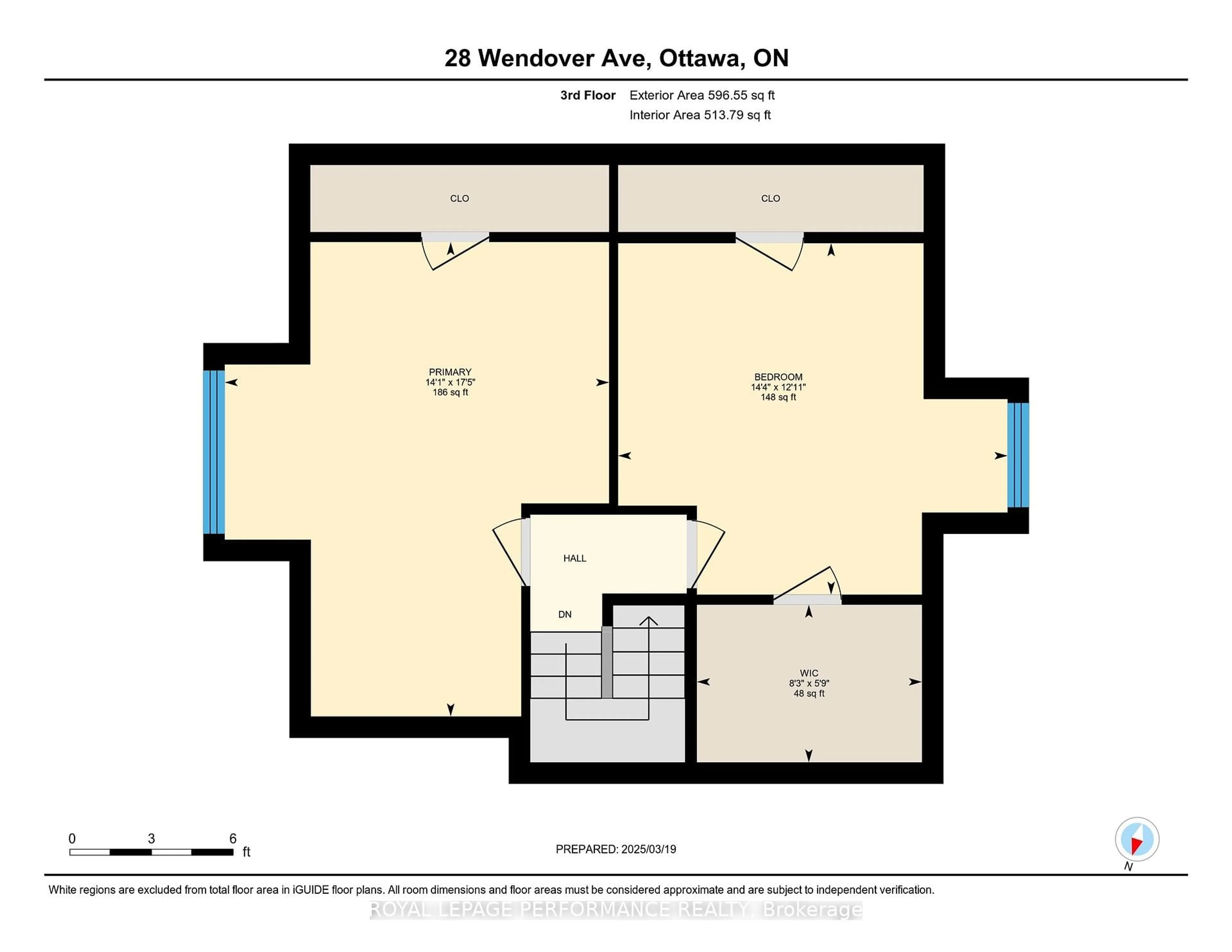 Floor plan for 28 Wendover Ave, Ottawa Ontario K1S 4Z7