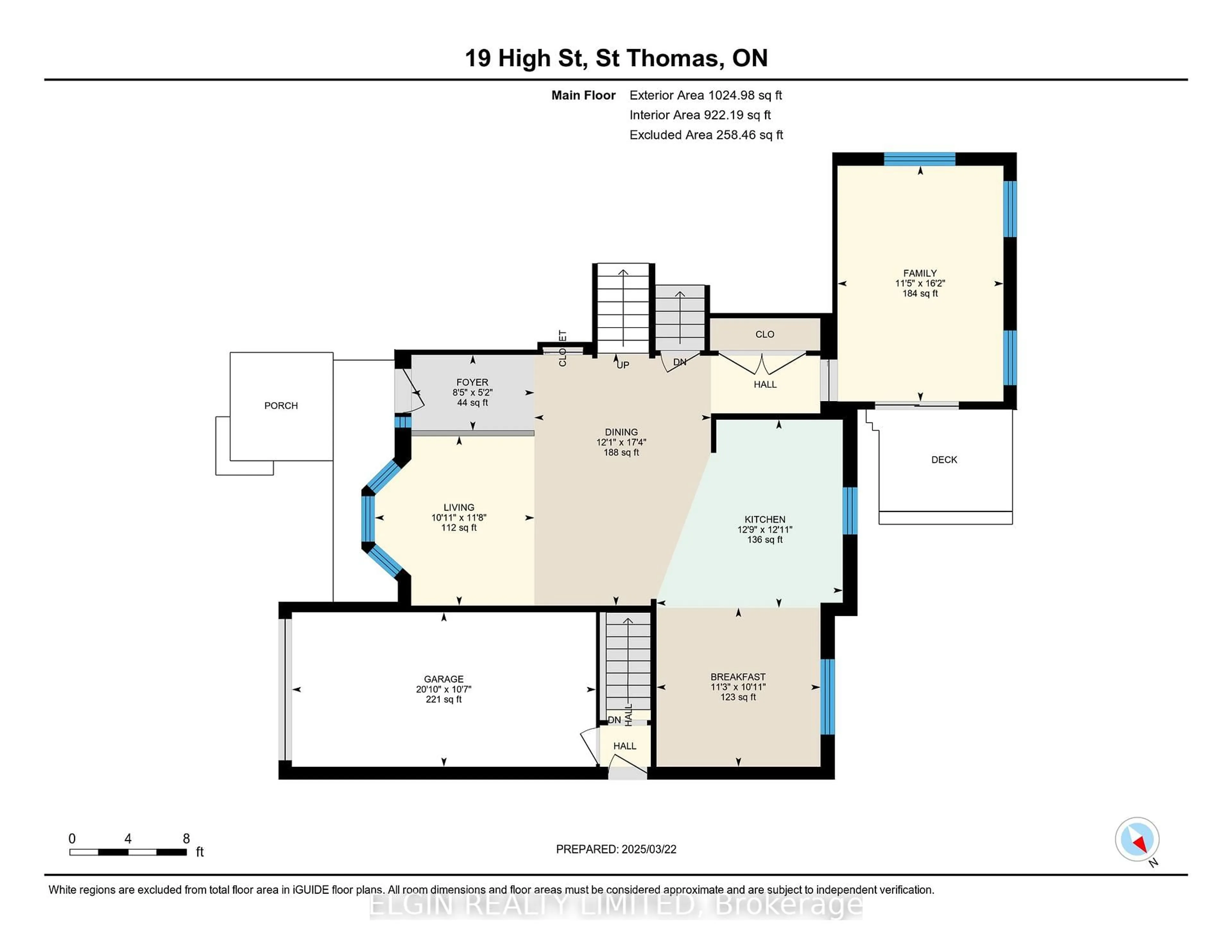 Floor plan for 19 High St, St. Thomas Ontario N5R 5R6