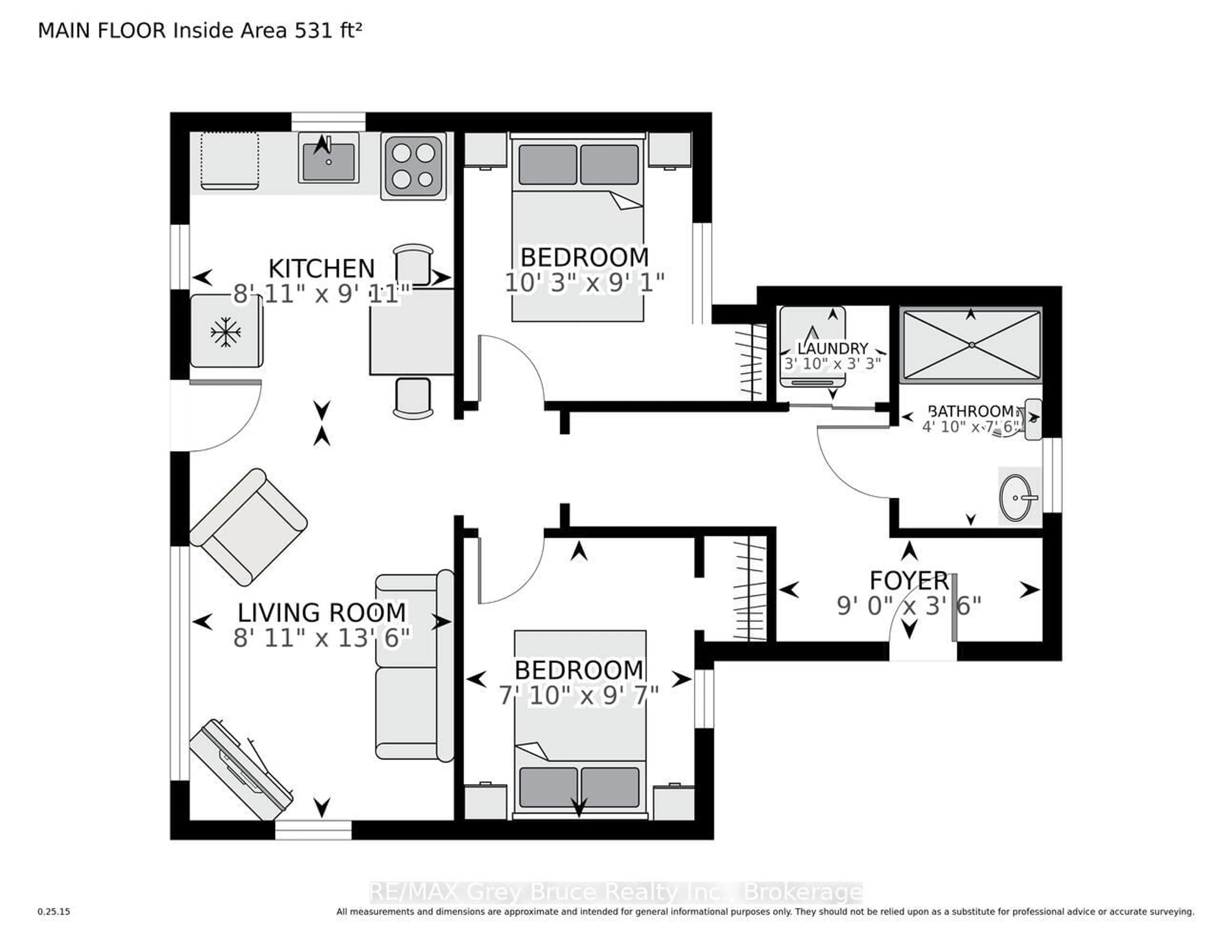 Floor plan for 861 Pike Bay Rd, Northern Bruce Peninsula Ontario N0H 2T0