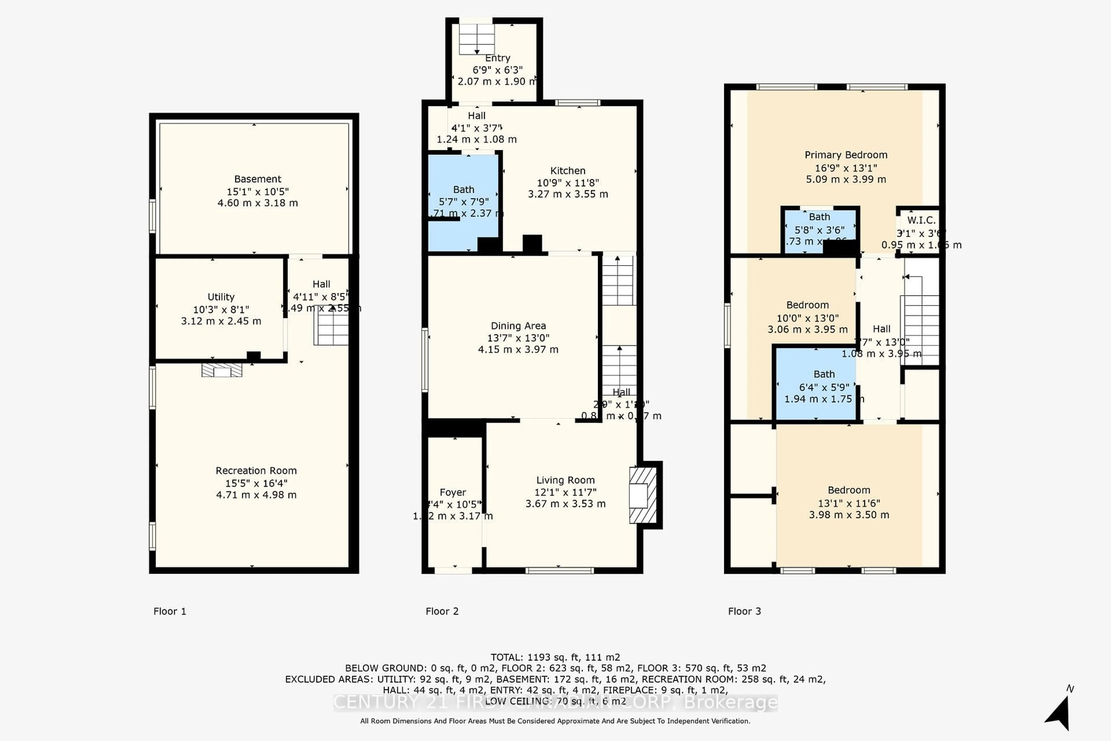 Floor plan for 372 Mornington Ave, London Ontario N5Y 3C4