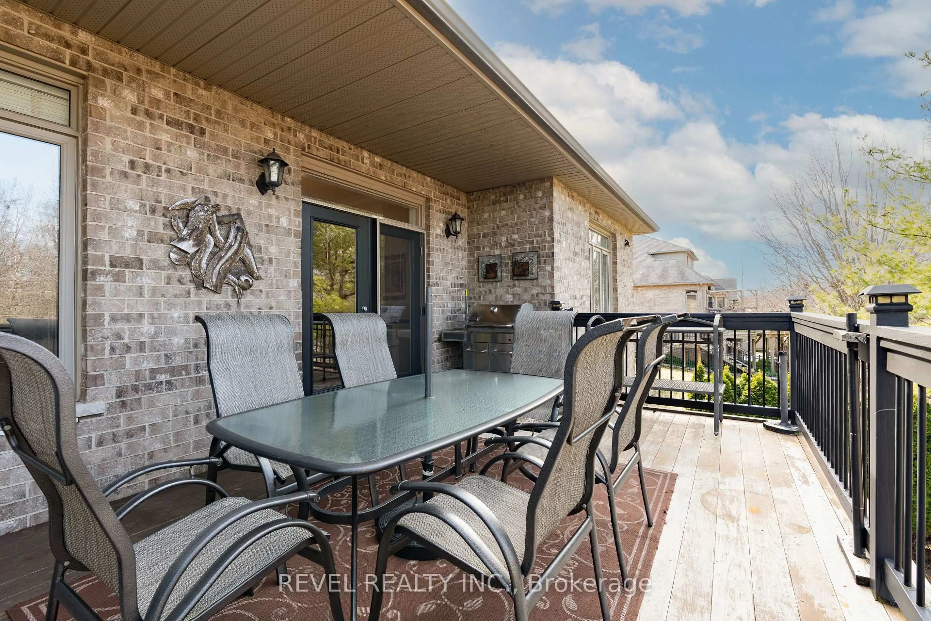 Patio, water/lake/river/ocean view for 1802 Riverbend Rd, London South Ontario N6K 0A4