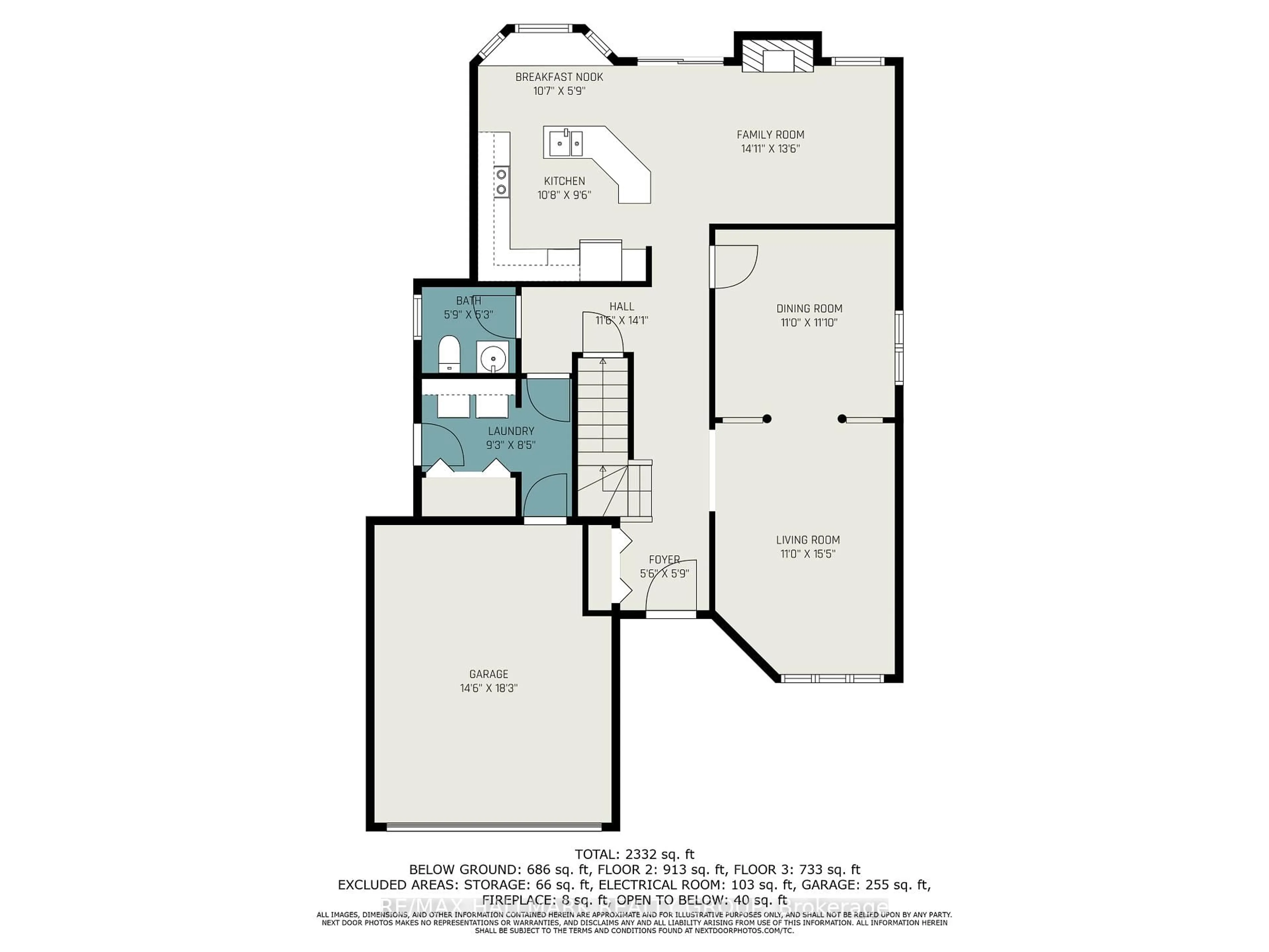 Floor plan for 1797 WINDFLOWER Way, Orleans - Convent Glen and Area Ontario K1C 5Z2