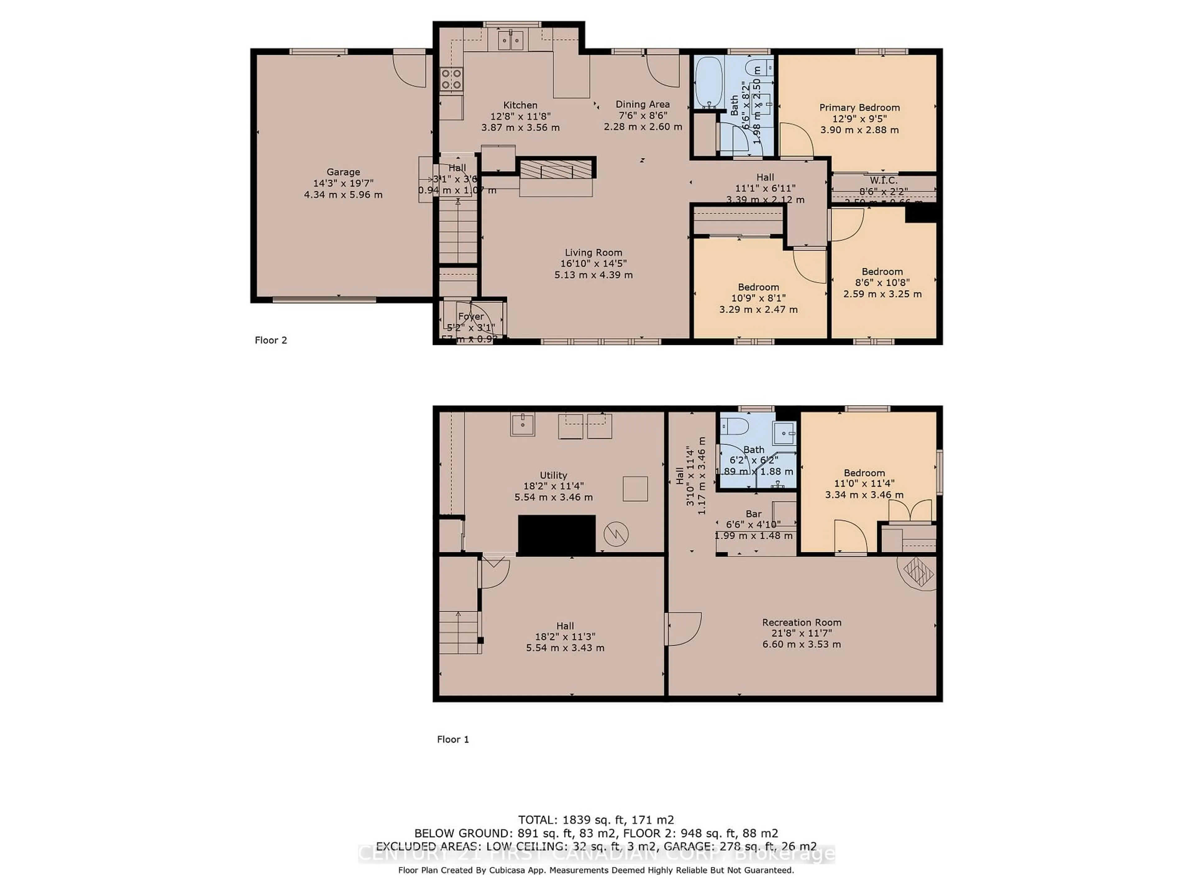 Floor plan for 198 Novello Ave, London Ontario N6J 2A6