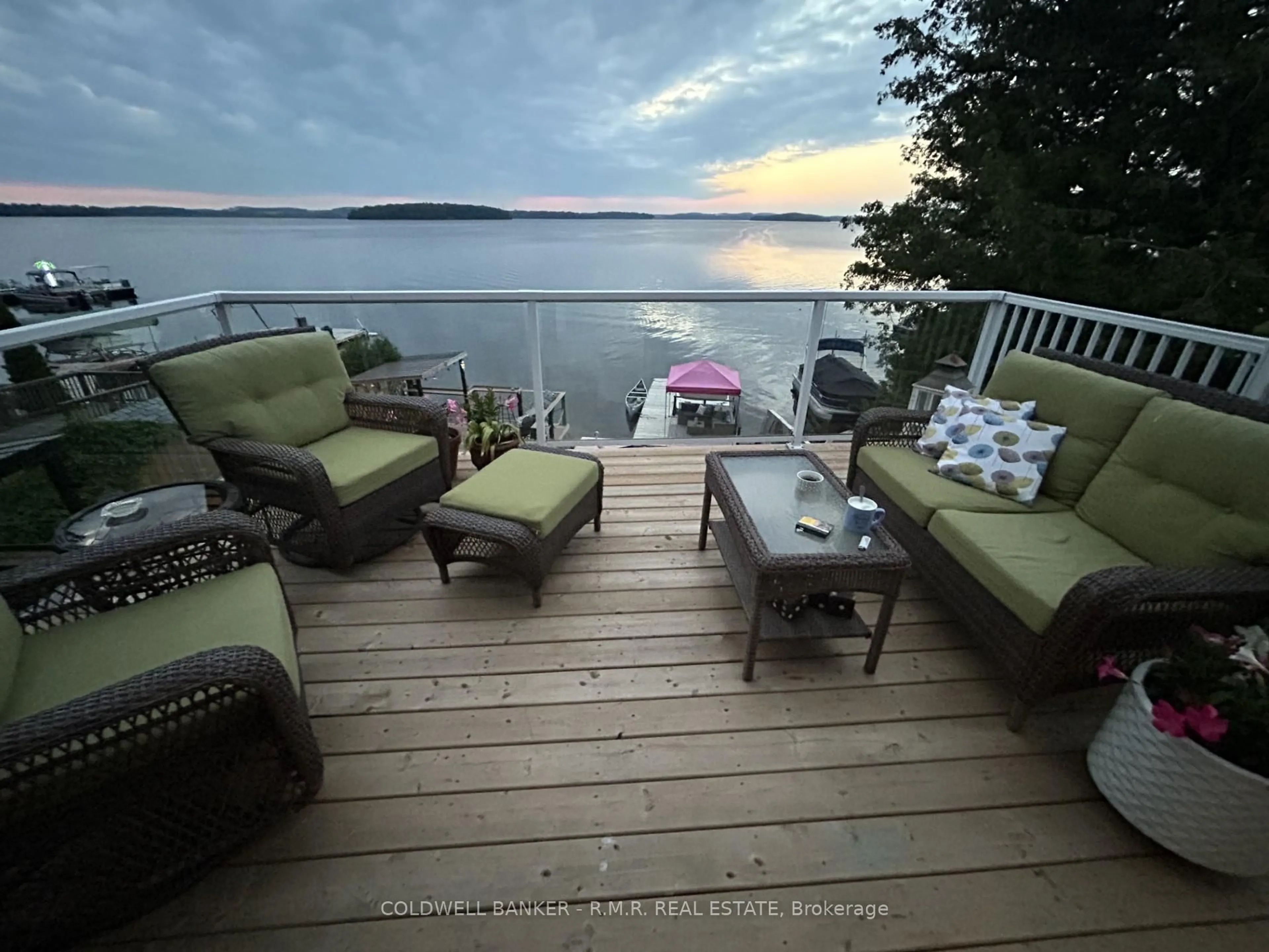 Patio, water/lake/river/ocean view for 6108-9 Curtis Point Rd, Alnwick/Haldimand Ontario K0K 2X0