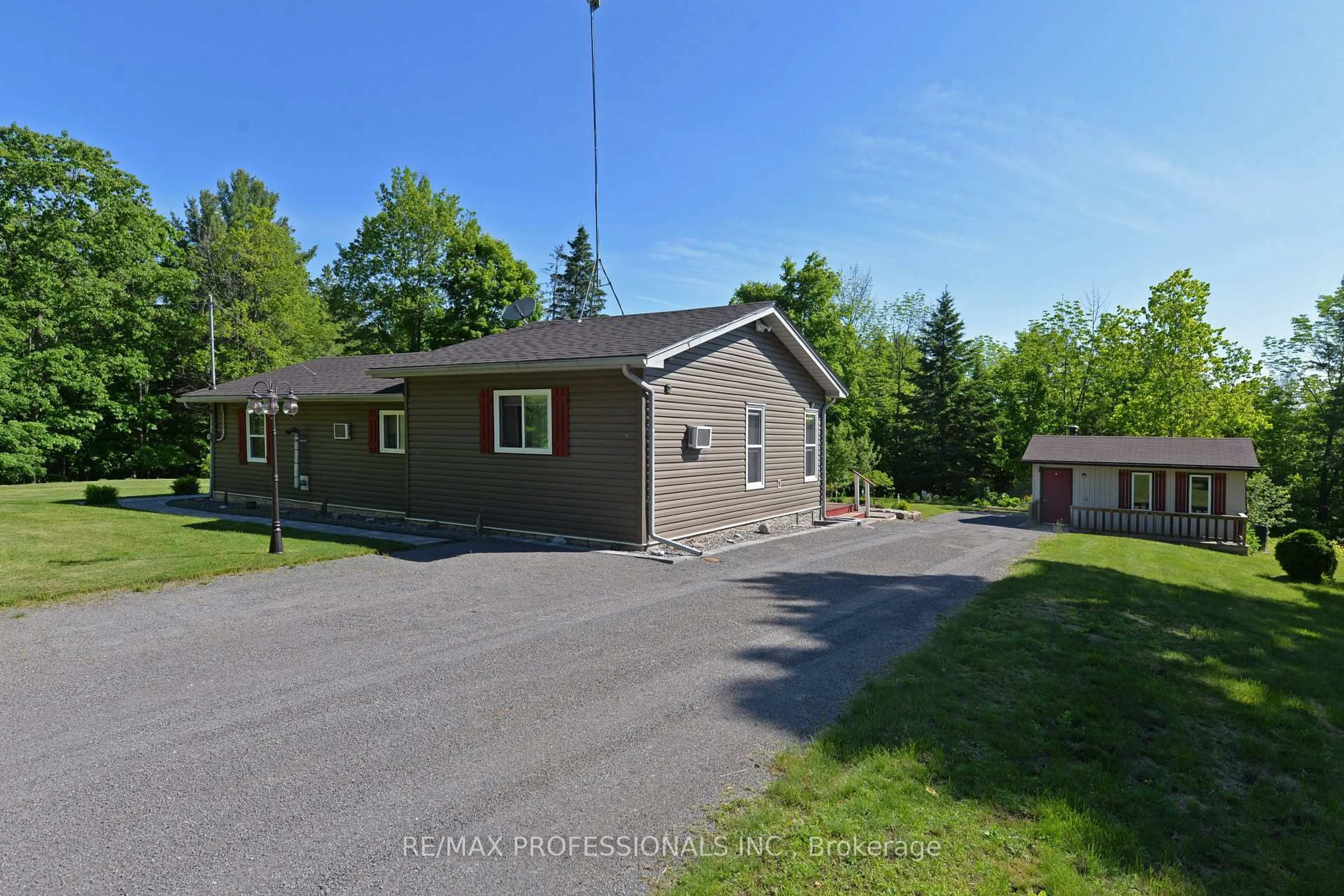 A pic from outside/outdoor area/front of a property/back of a property/a pic from drone, street for 15 Cedar Hill Rd, Trent Hills Ontario K0K 2M0